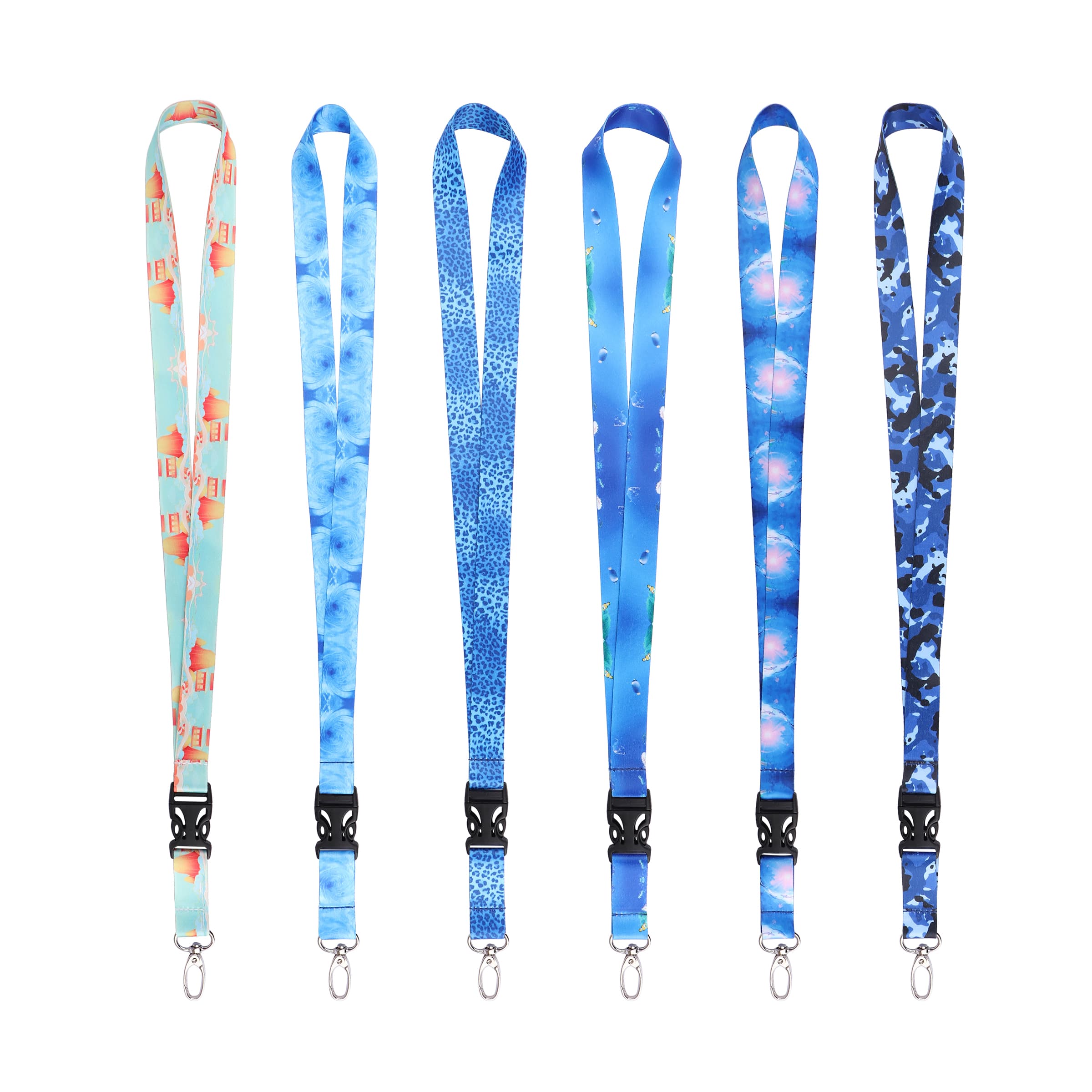 3/4" Custom Detachable Lanyard W/ Swivel Hook thumbnail 3