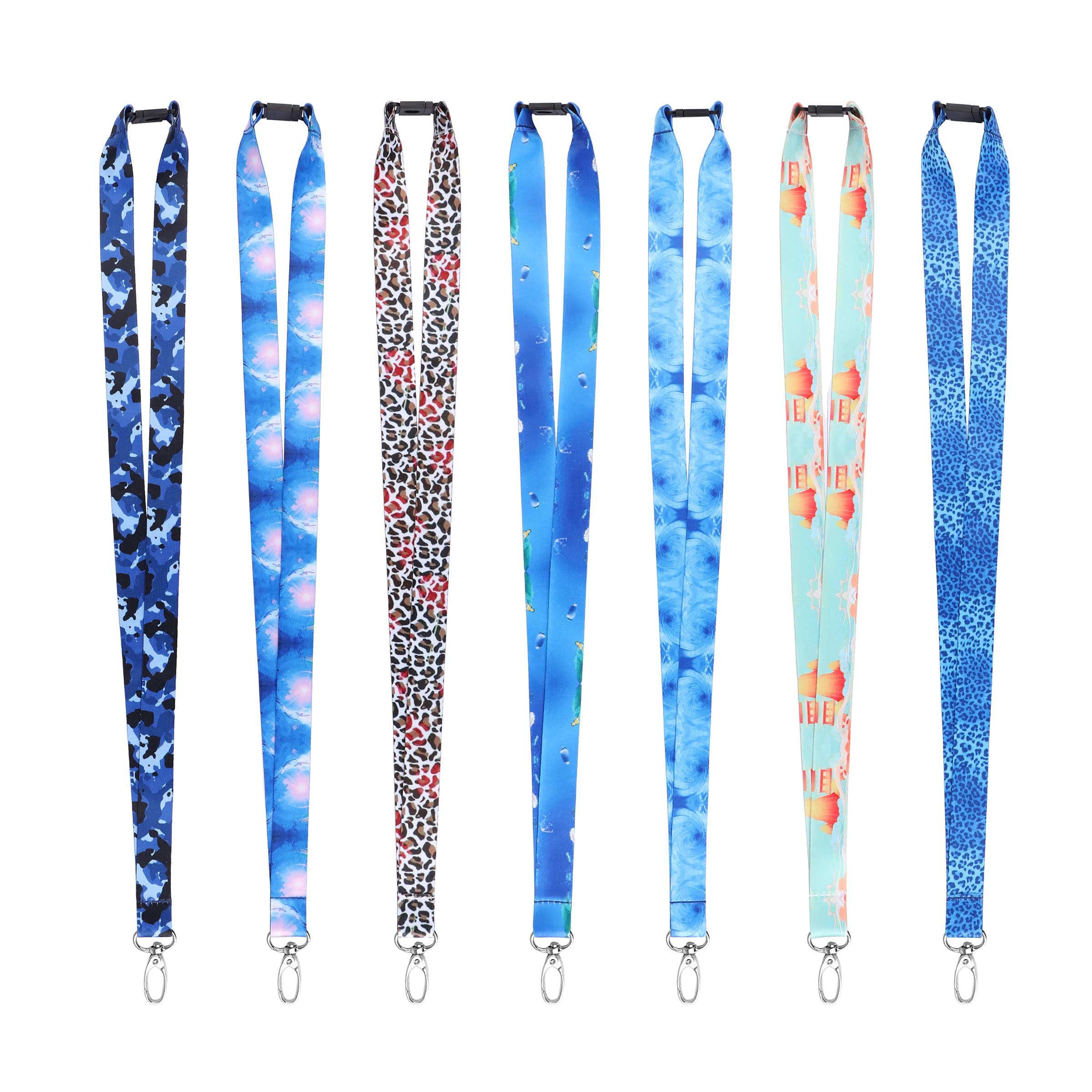 3/4" Polyester Breakaway Lanyard for ID Badges W/ Snap Clasp thumbnail 4