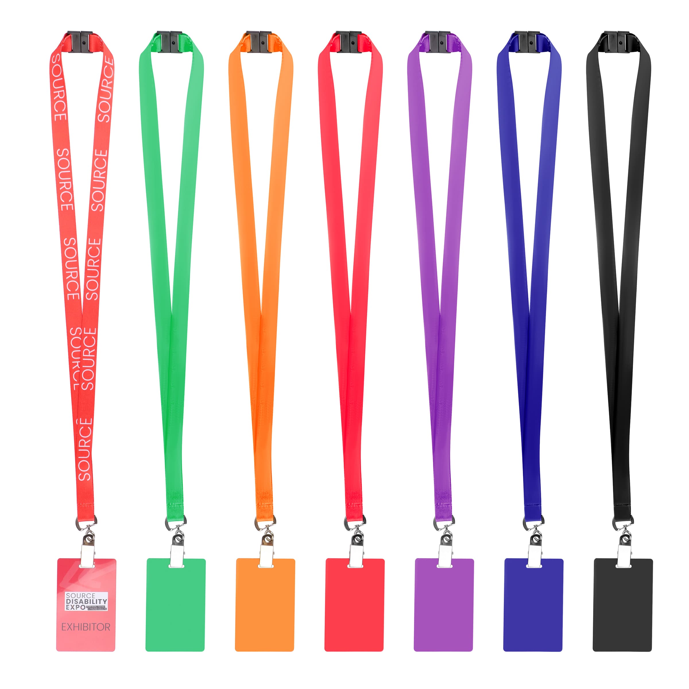 3/4" Polyester Breakaway Lanyard ID Holder Combo w/ PVC Card thumbnail 12