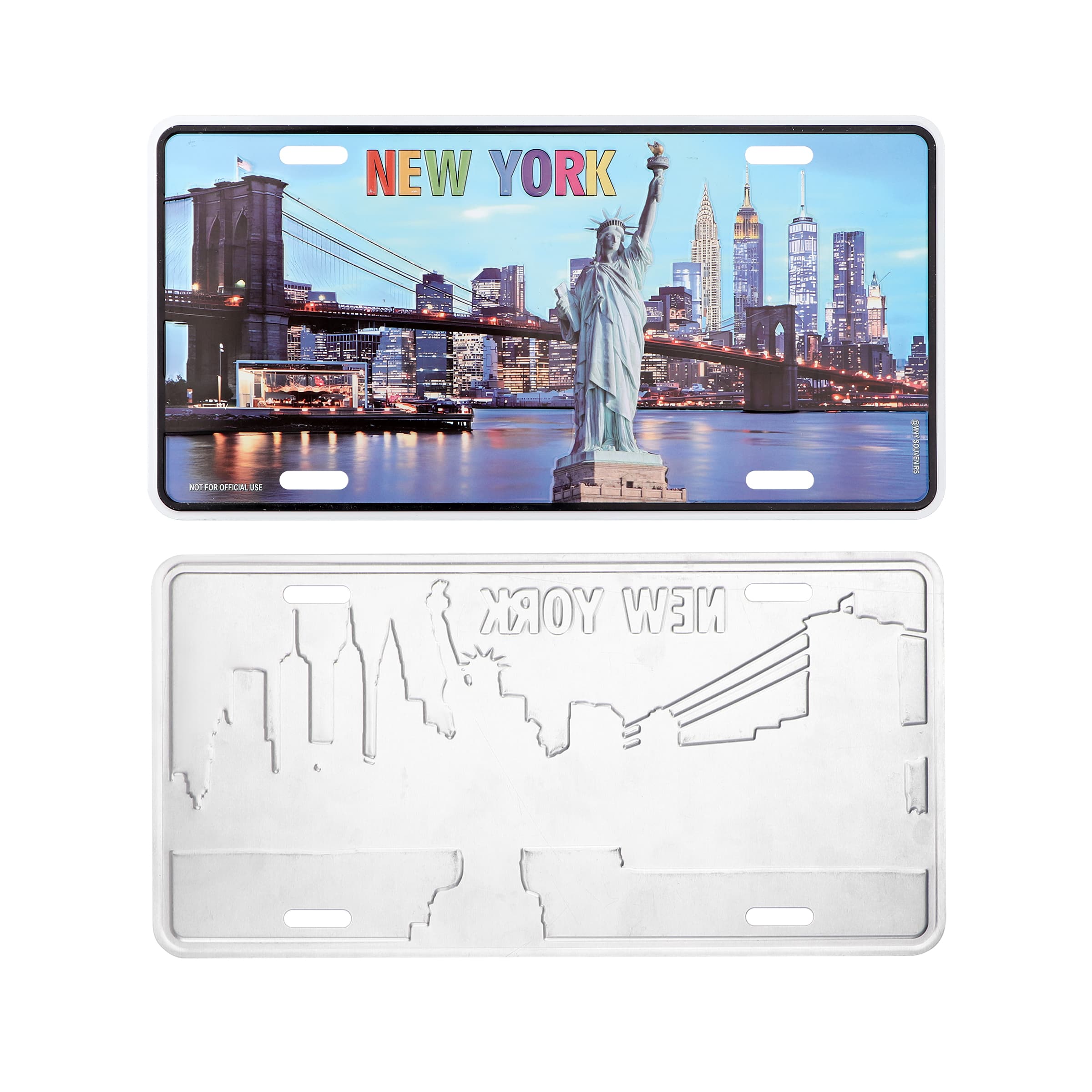 12"x6" Embossed Custom Aluminum 3D Metal Car License Plate thumbnail 5