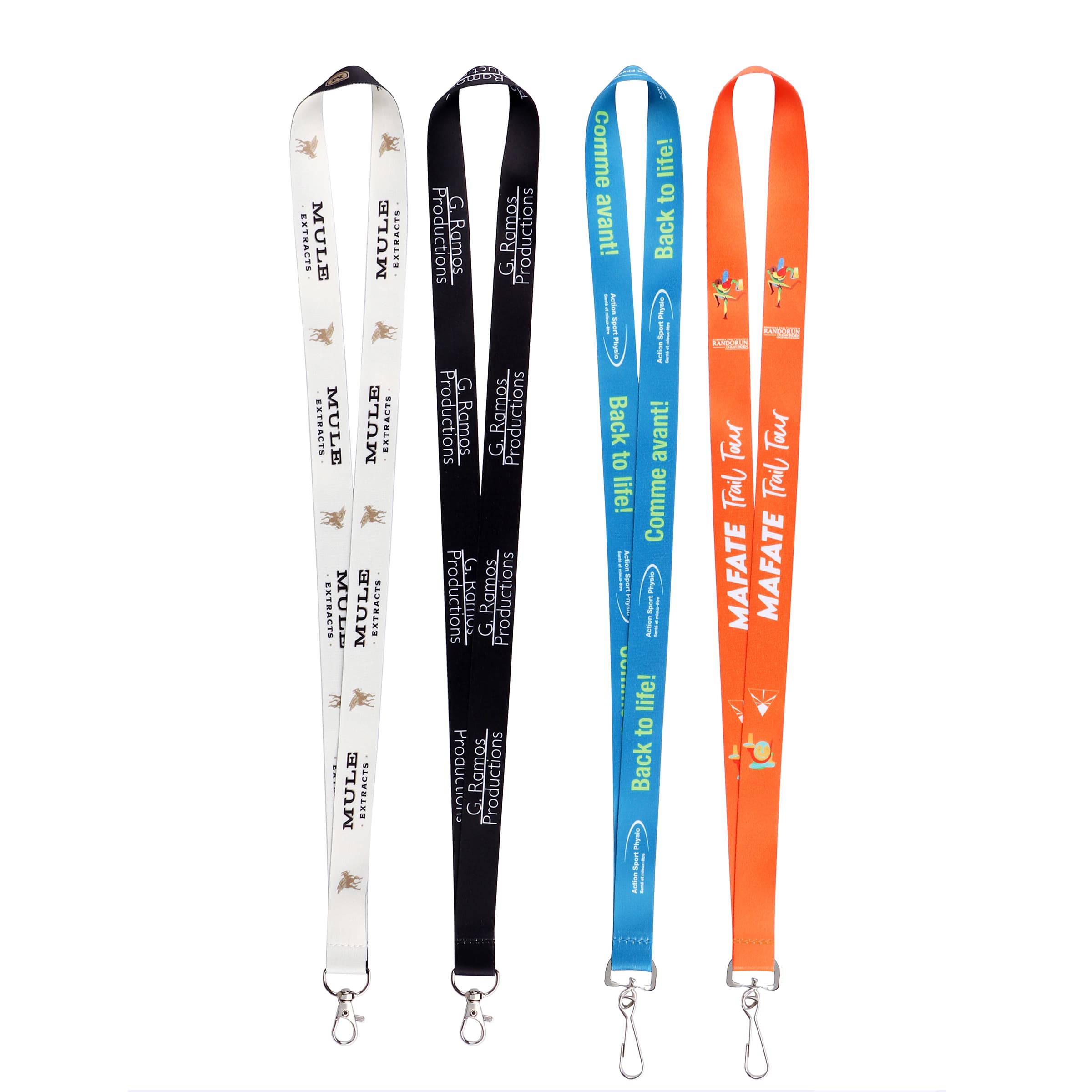 3/4" Polyester Lanyards For ID Badges W/ Metal Swivel Clasp thumbnail 4