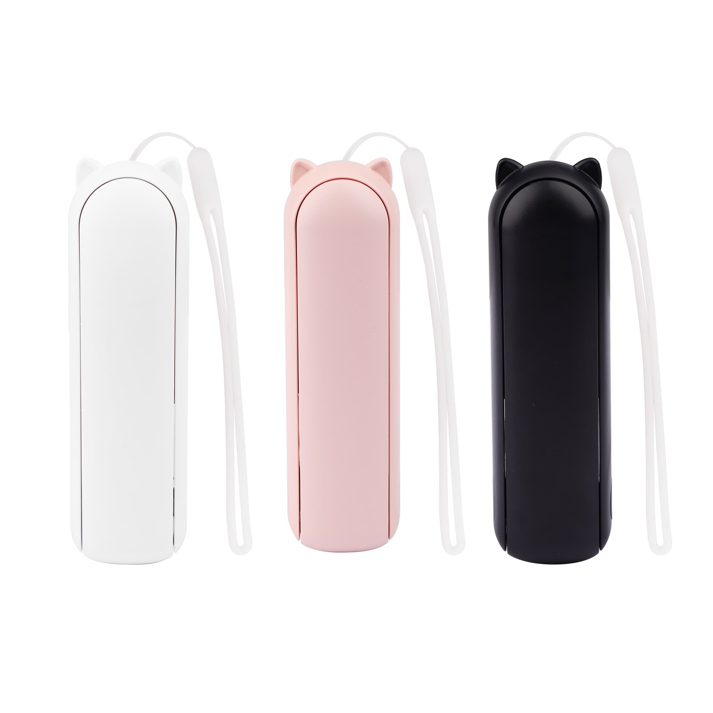 Personal USB Foldable Fan Mini Handheld Fan W/ Power Bank thumbnail 2