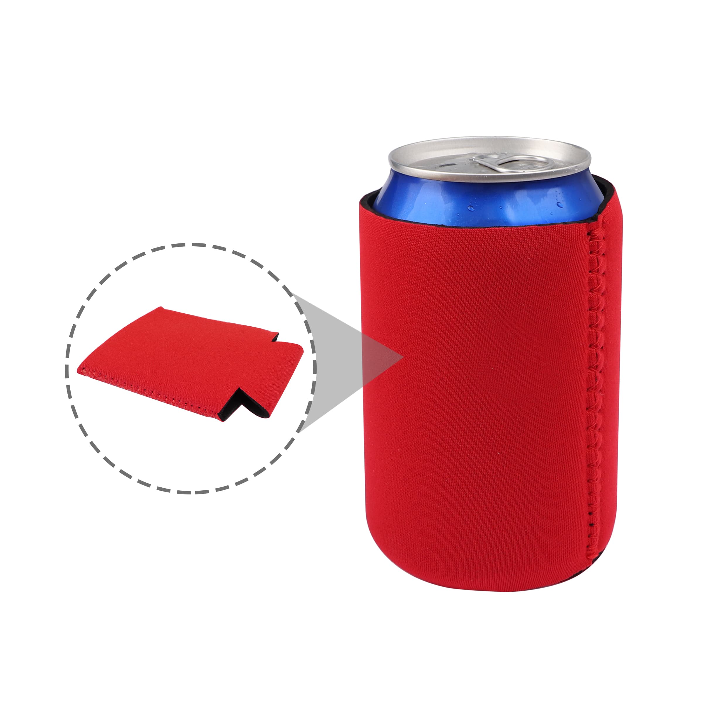 12 oz Slim Neoprene Can Cooler thumbnail 4