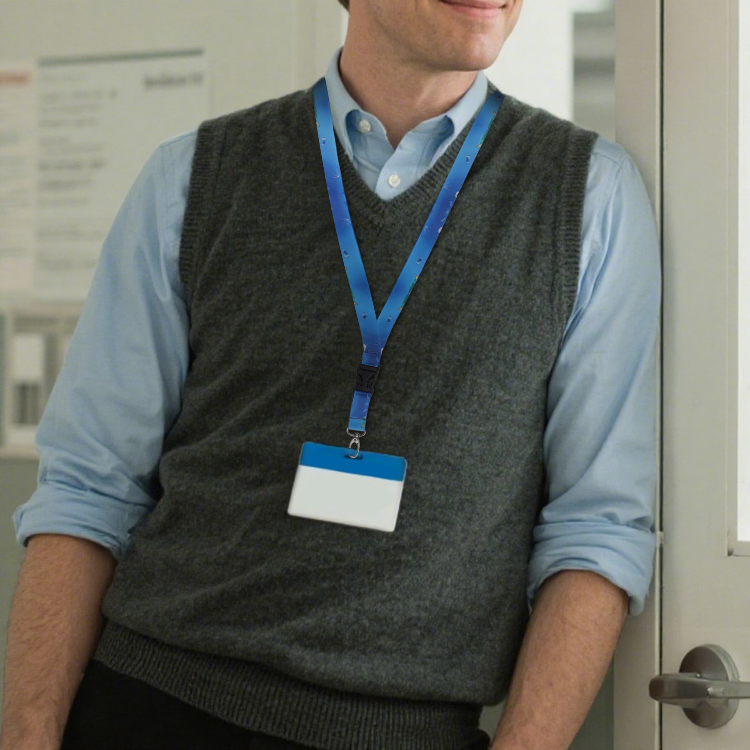 3/4" Custom Detachable Lanyard W/ Swivel Hook thumbnail 4