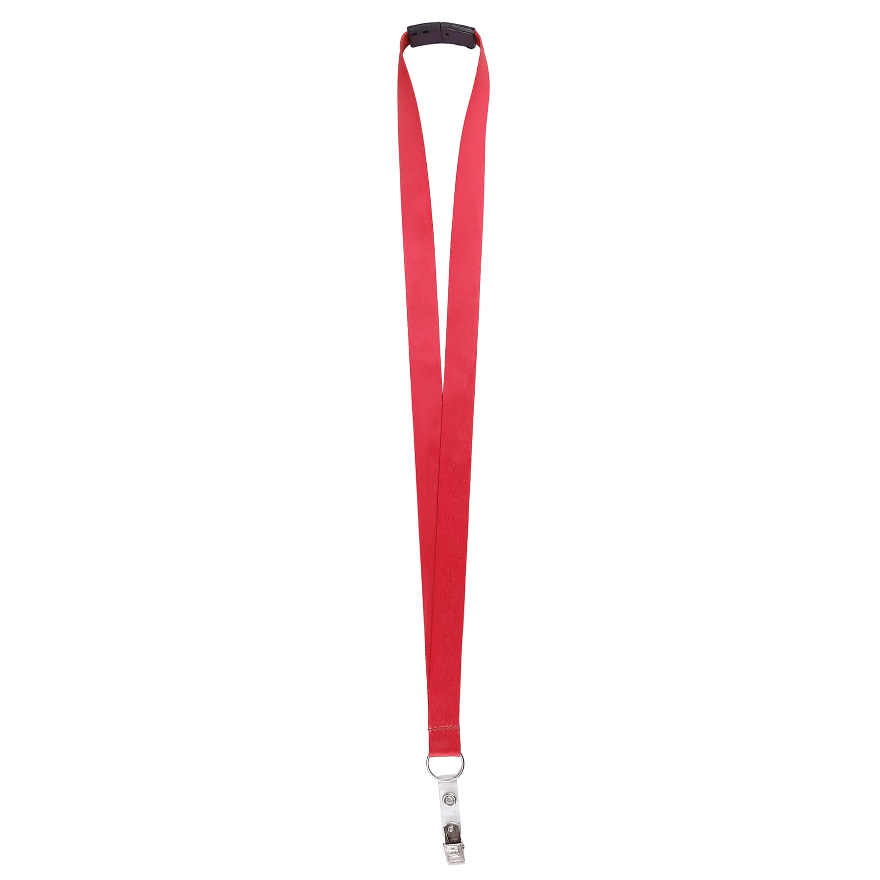 3/4" Polyester Breakaway Lanyard W/ Bulldog Clip & Ring thumbnail 5