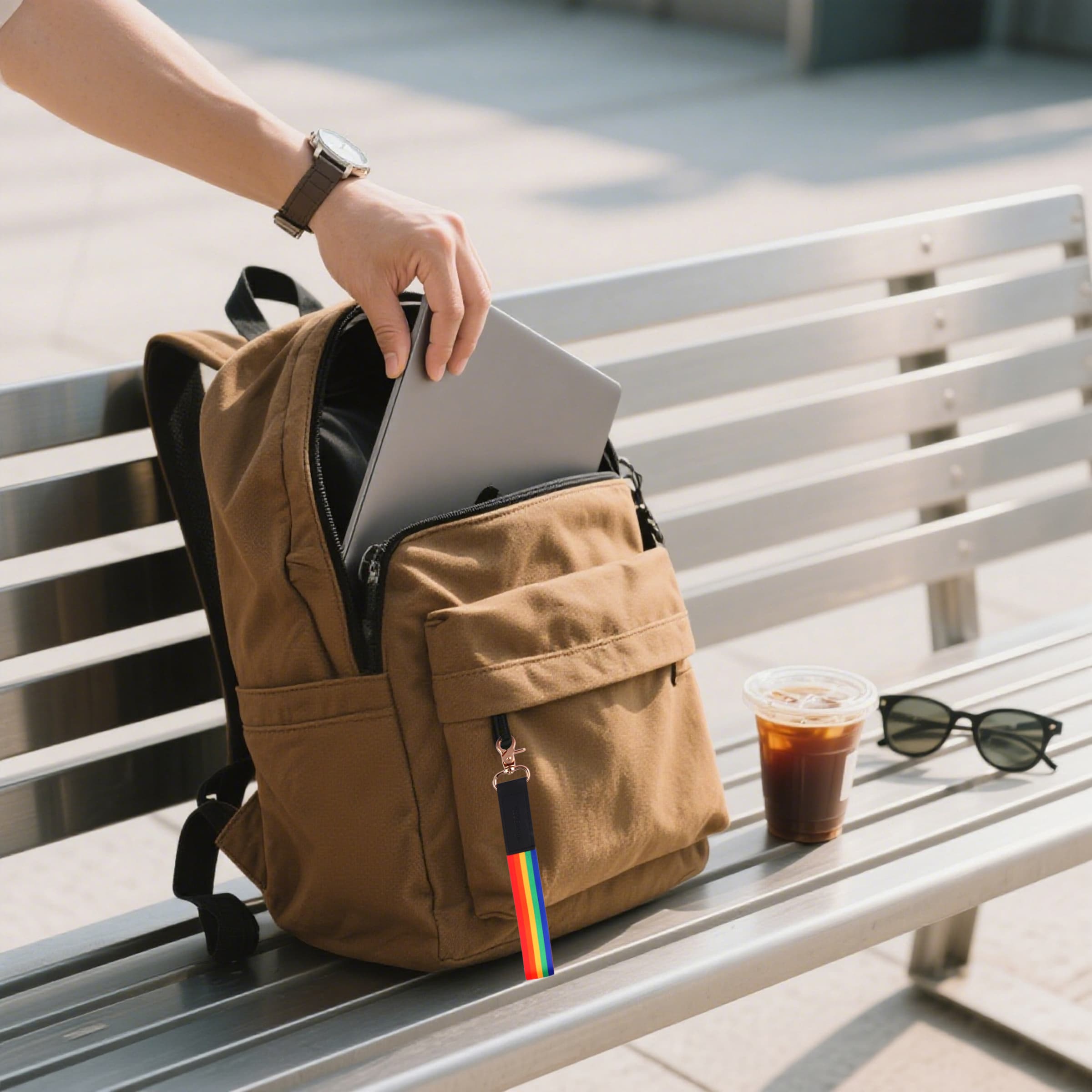 Custom Polyester Wrist Lanyard Strap Keychain W/ Swivel Hook thumbnail 11