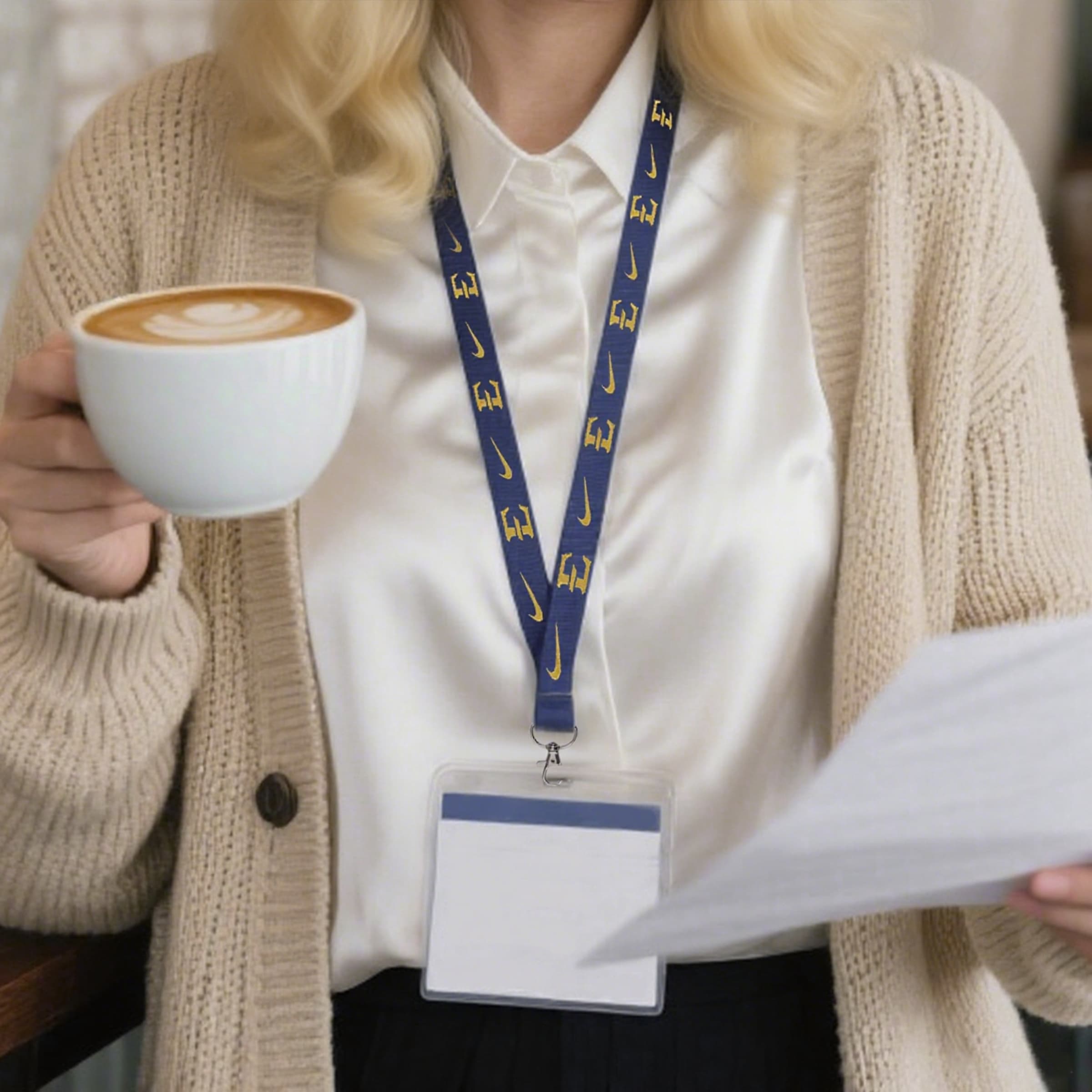 1" Custom Polyester Lanyard for ID Badges W/ Lobster Cl thumbnail 7