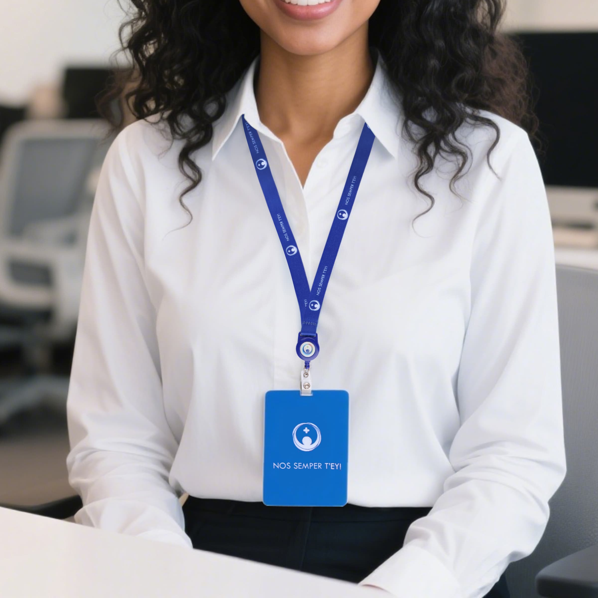 Custom Polyester Lanyard Combo with Retractable Badge Reel thumbnail 9