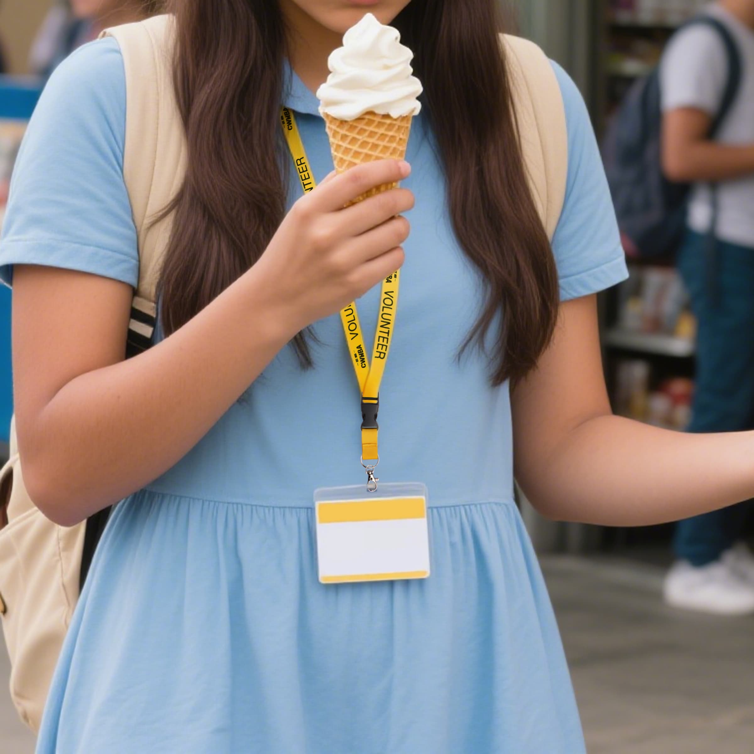 3/4" Polyester Detach Lanyards Badge Holder W/ Swivel Hook thumbnail 7