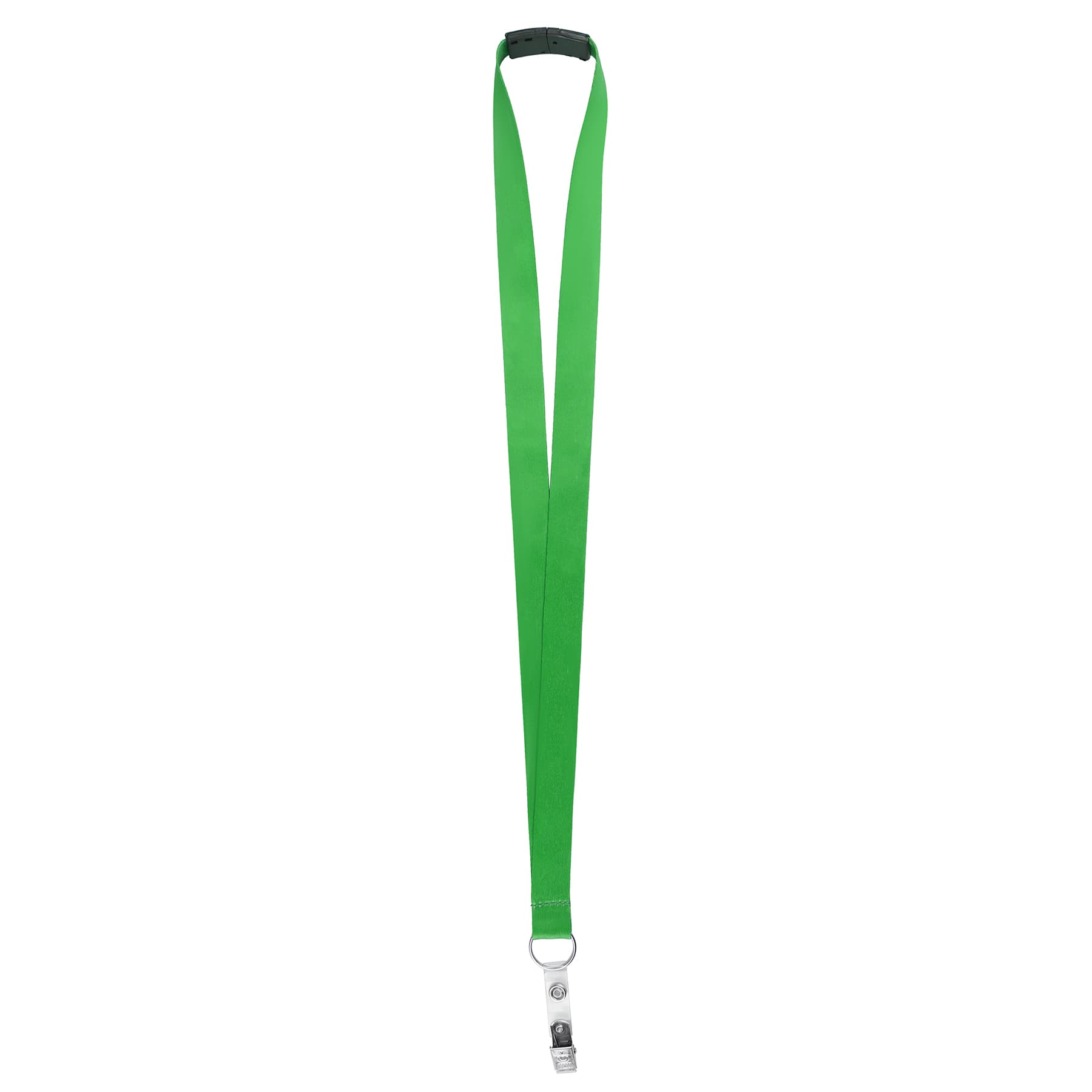 3/4" Polyester Breakaway Lanyard W/ Bulldog Clip & Ring thumbnail 6
