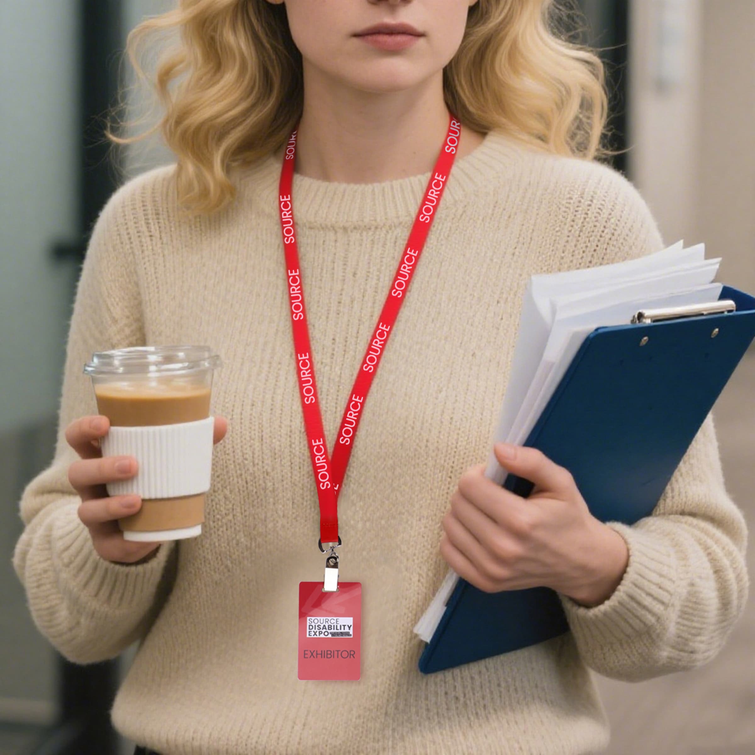 3/4" Polyester Breakaway Lanyard ID Holder Combo w/ PVC Card thumbnail 14