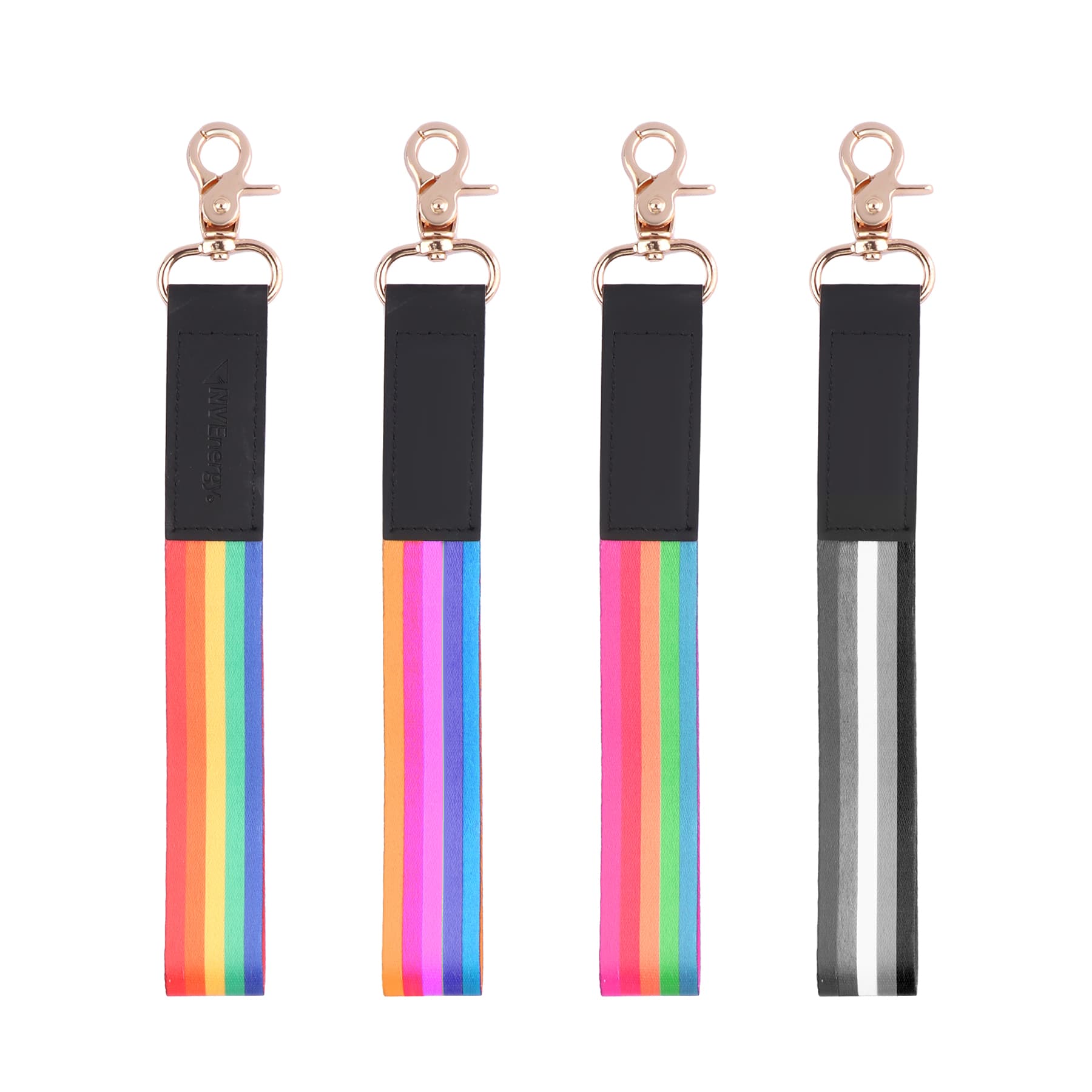 Custom Polyester Wrist Lanyard Strap Keychain W/ Swivel Hook thumbnail 6