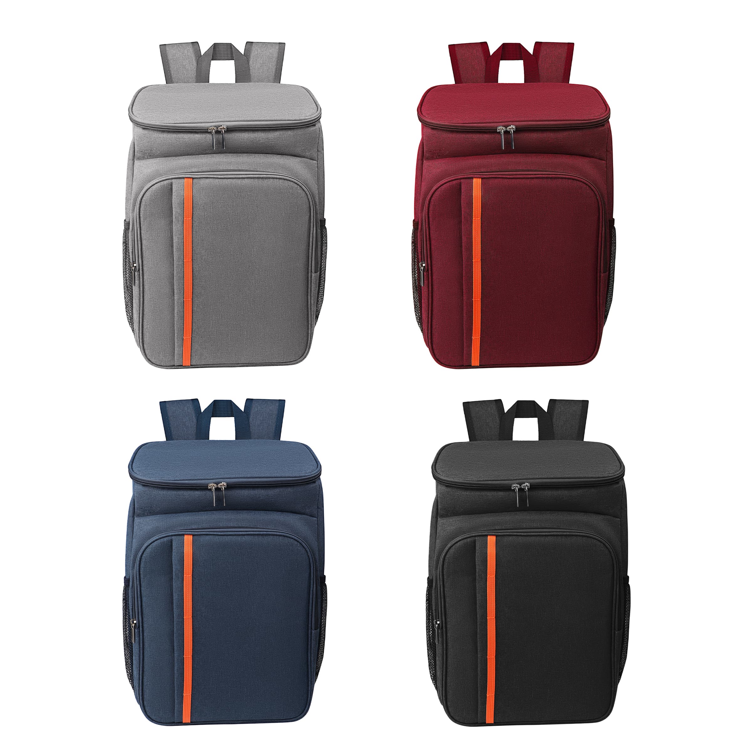 23L Large Oxford Zipper Insulated Backpack Cooler Bag thumbnail 2