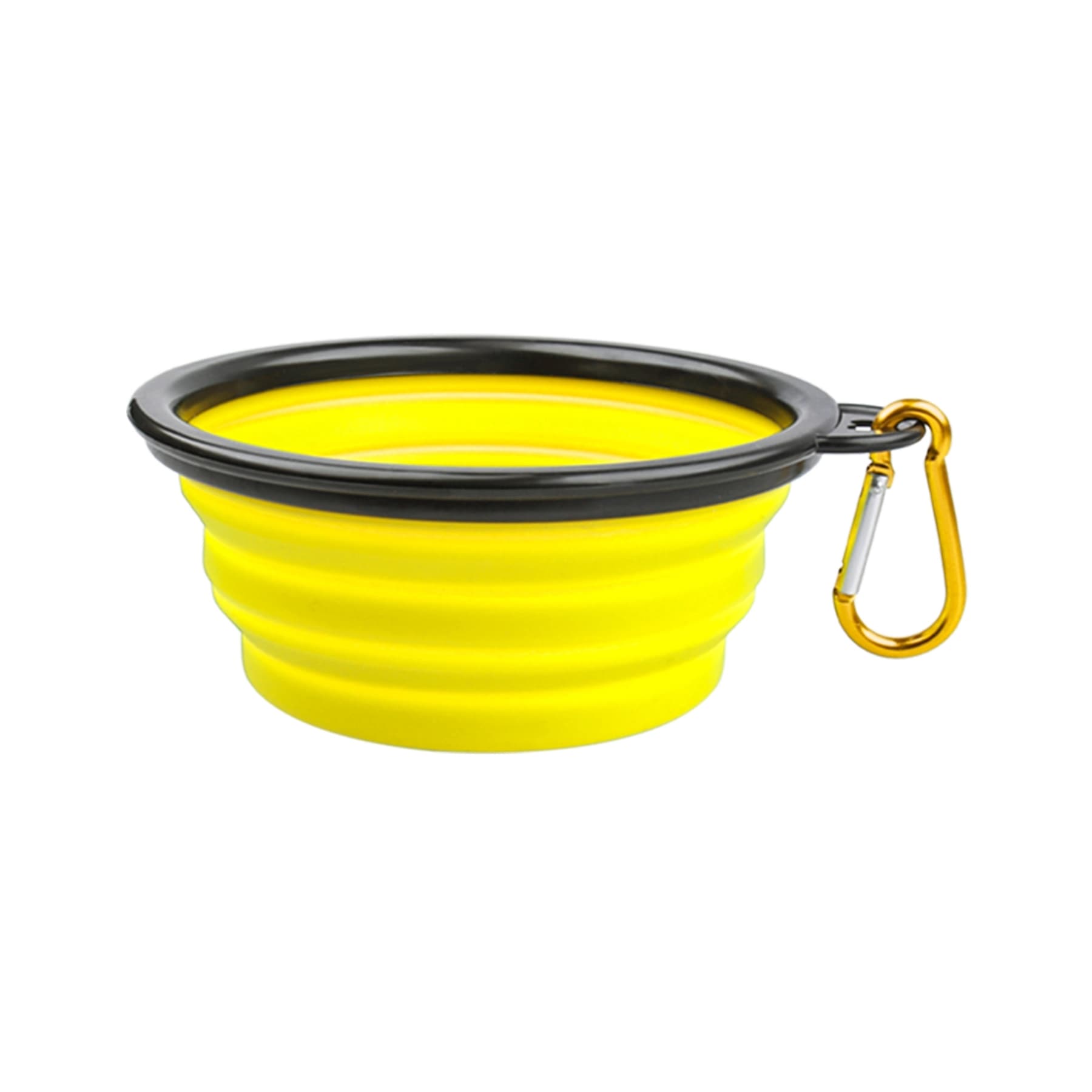 TPE Folding Pet Bowl with Carabiner Hook thumbnail 2