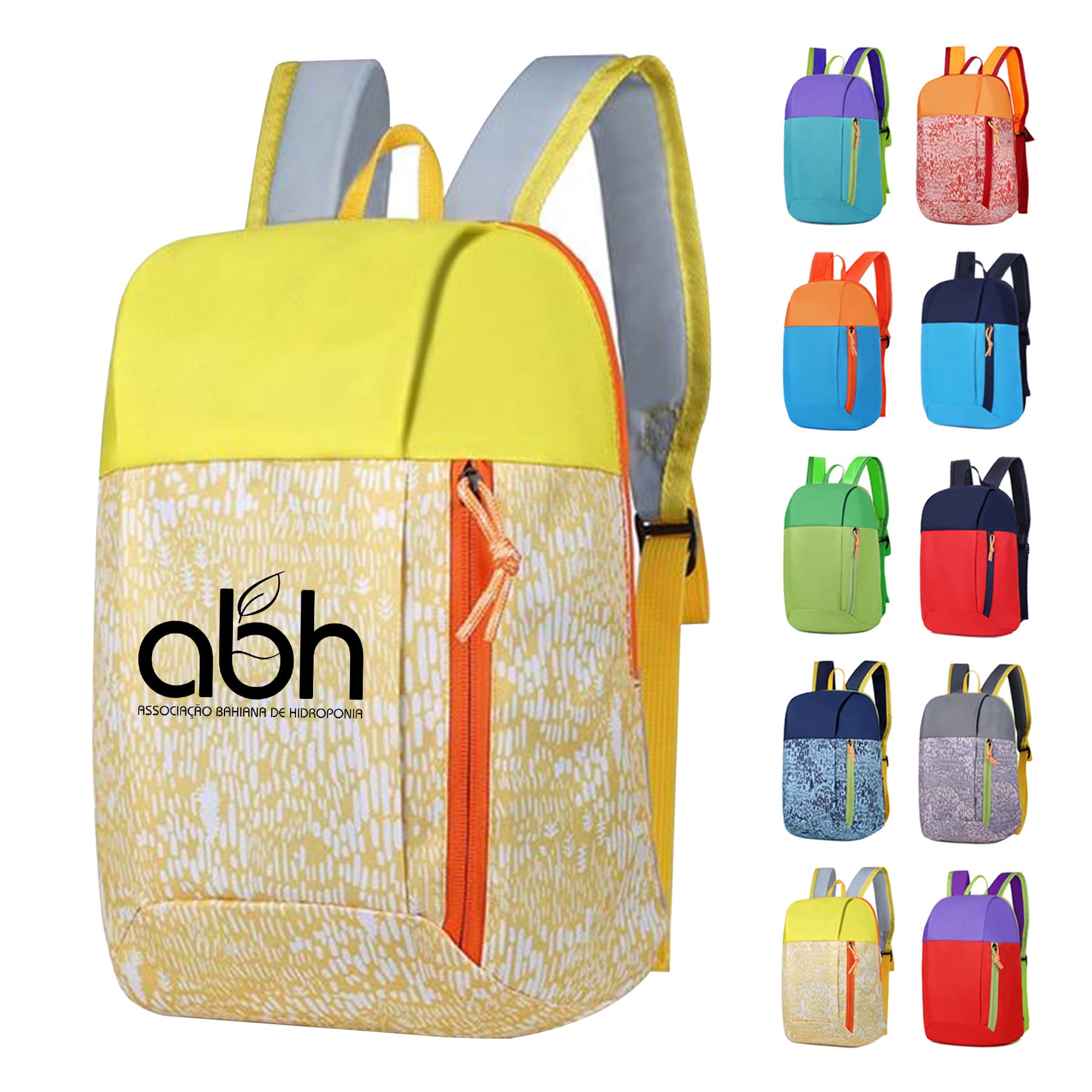 Multicolor Oxford Backpack For Kids