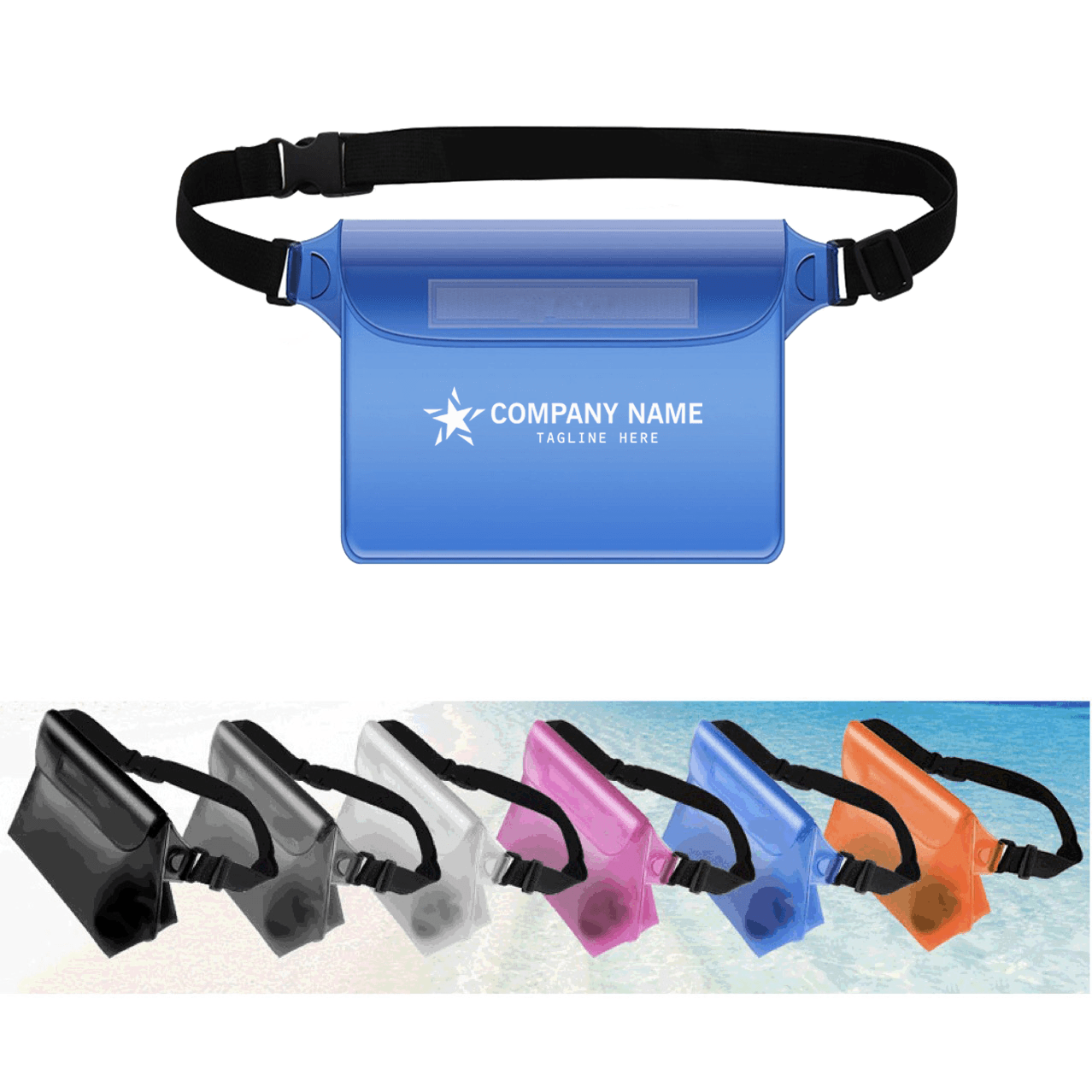 Waterproof Pouch with Waist Strap