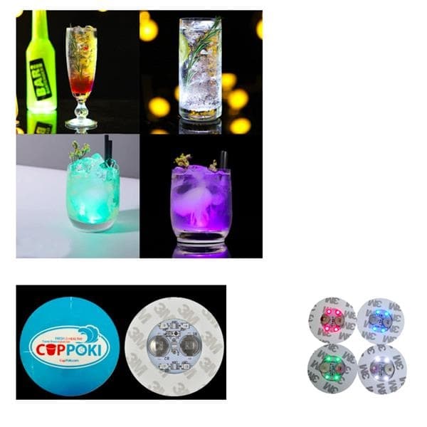 Led Light Cup Bottle Coaster