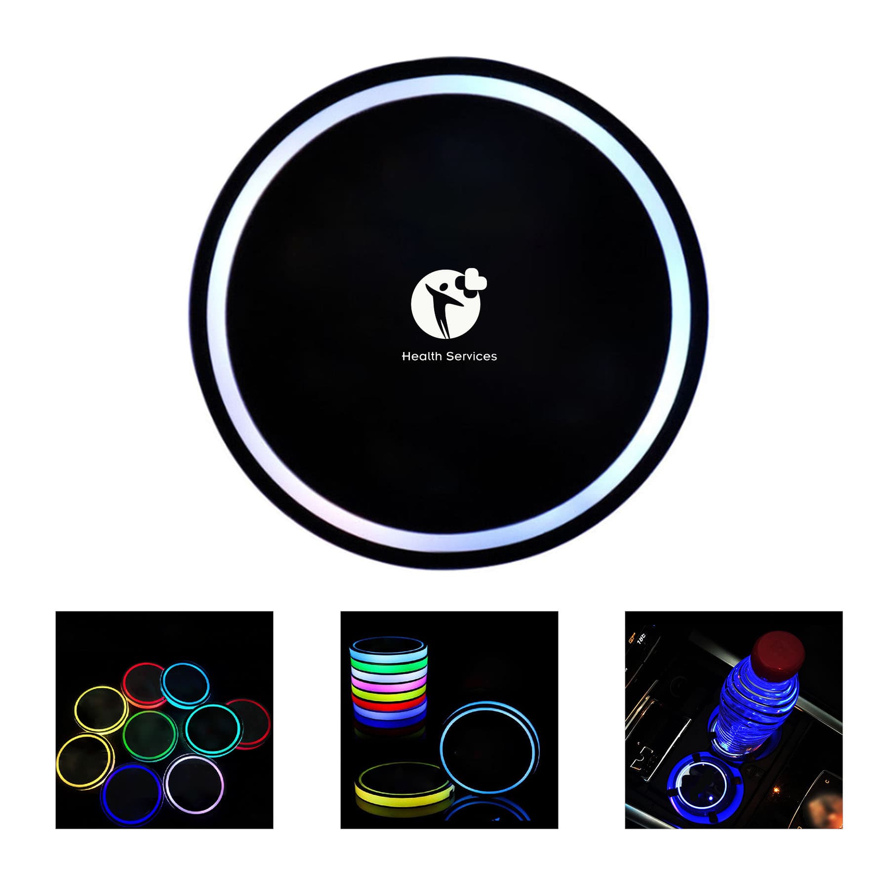 LED Car Cup Coaster