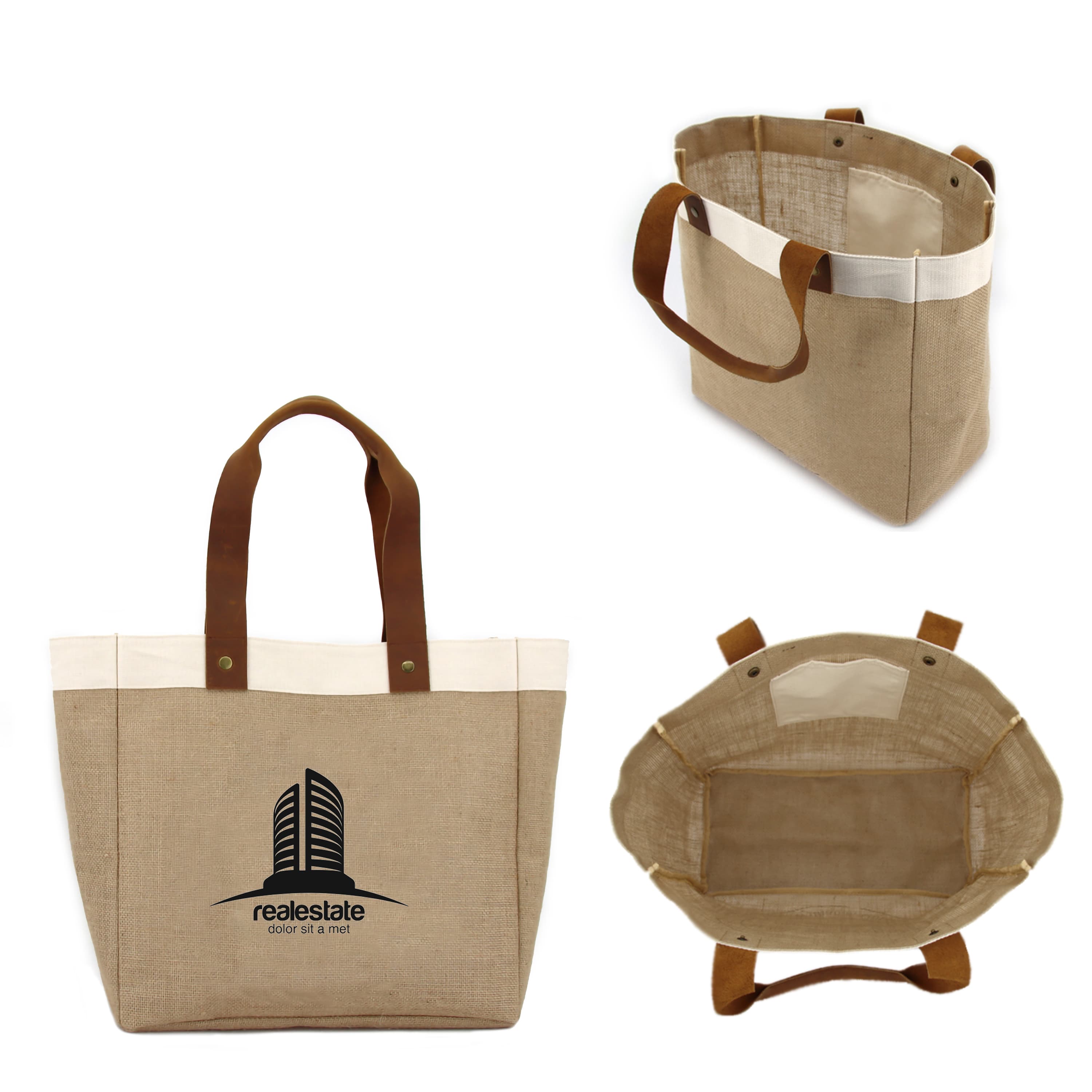 Eco Friendly Reusable Shopping Natural Linen Bag
