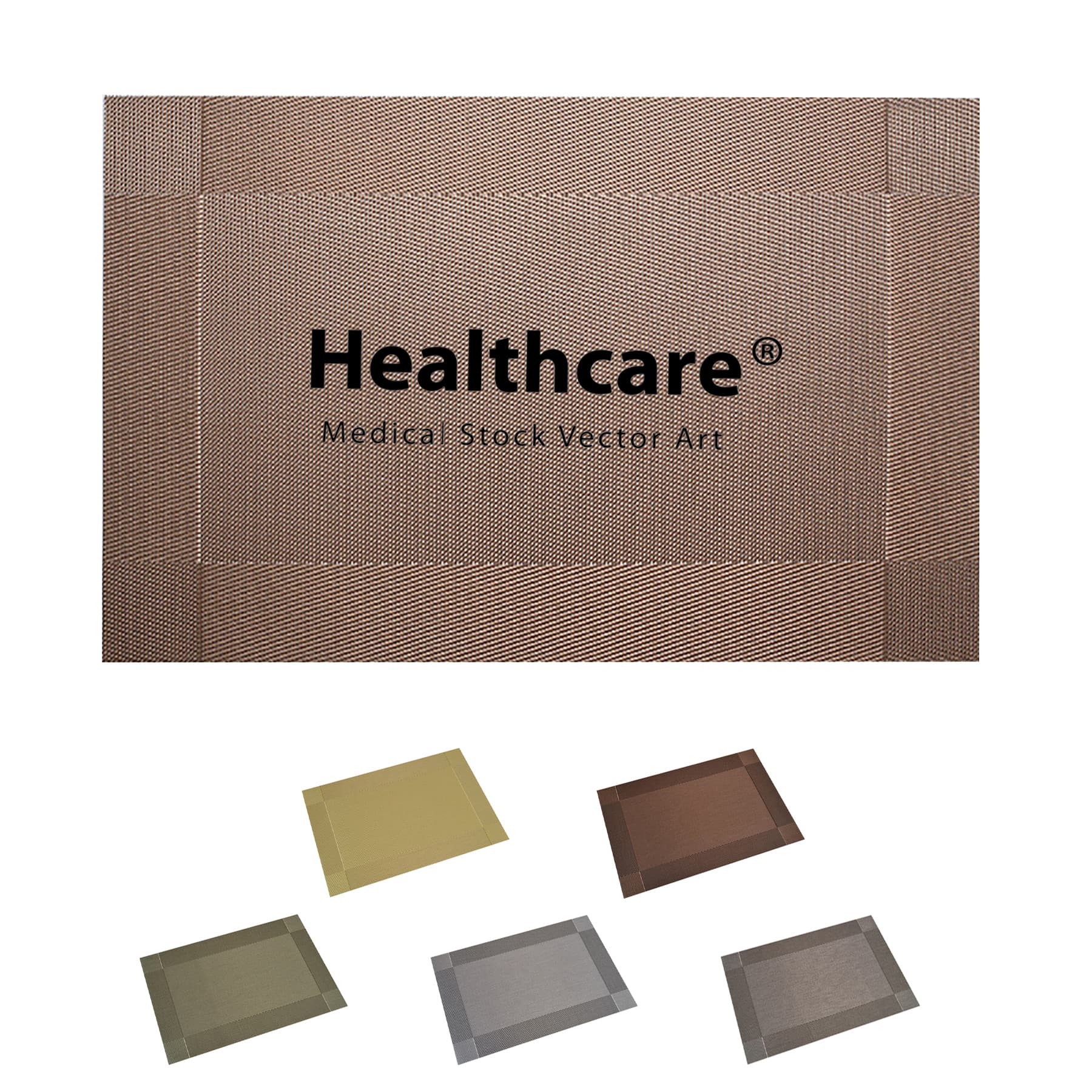 PVC Waterproof Heat-Resistant Dining Table Mats