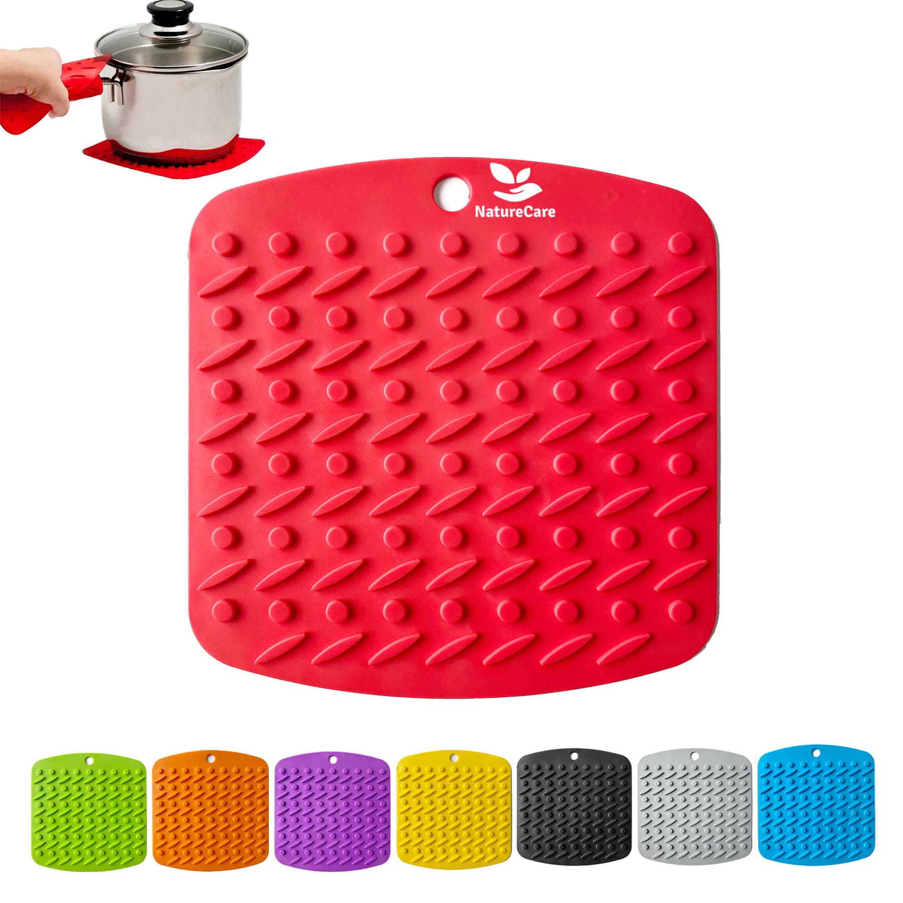 Silicone Hot Pot Pads Holders for Kitchen Heat Resistant