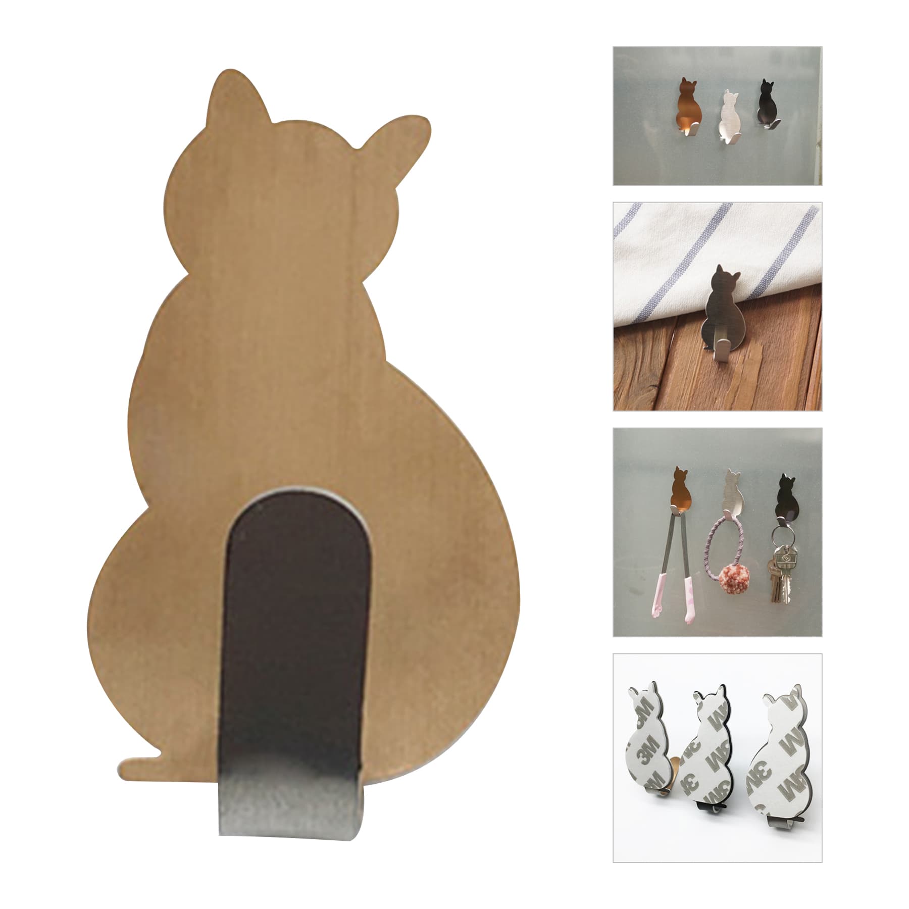 Cartoon Cat 304 Stainless Steel Hanging Hook