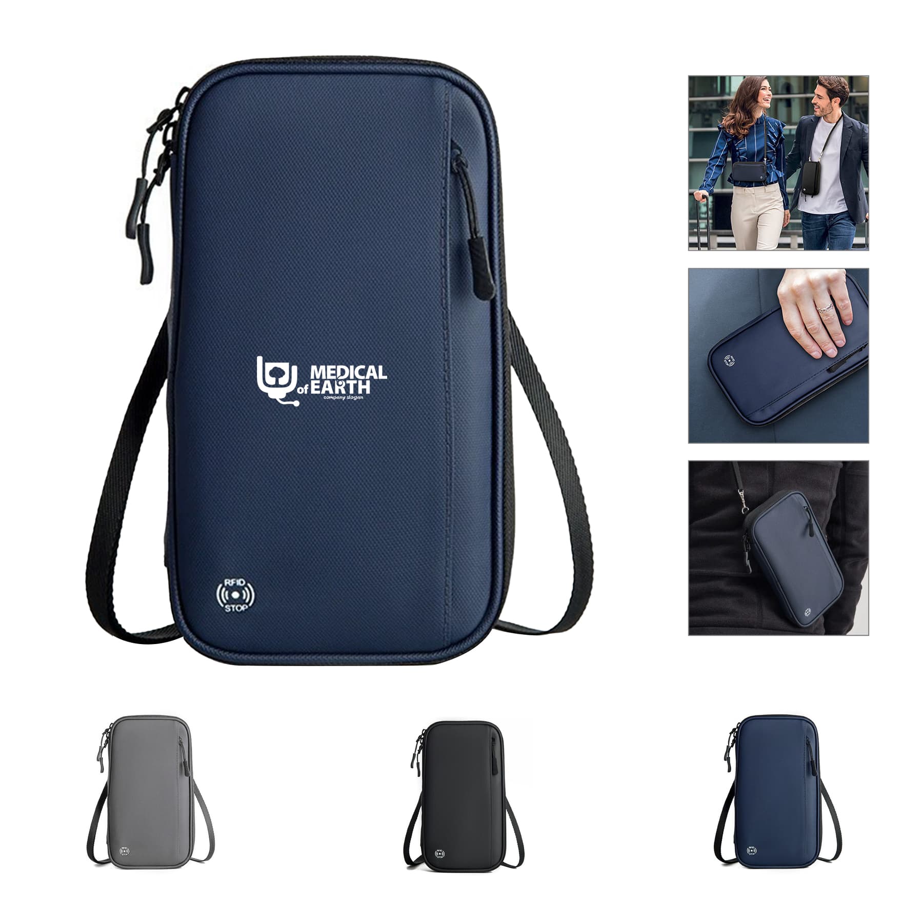 Family Passport Holder Pouch