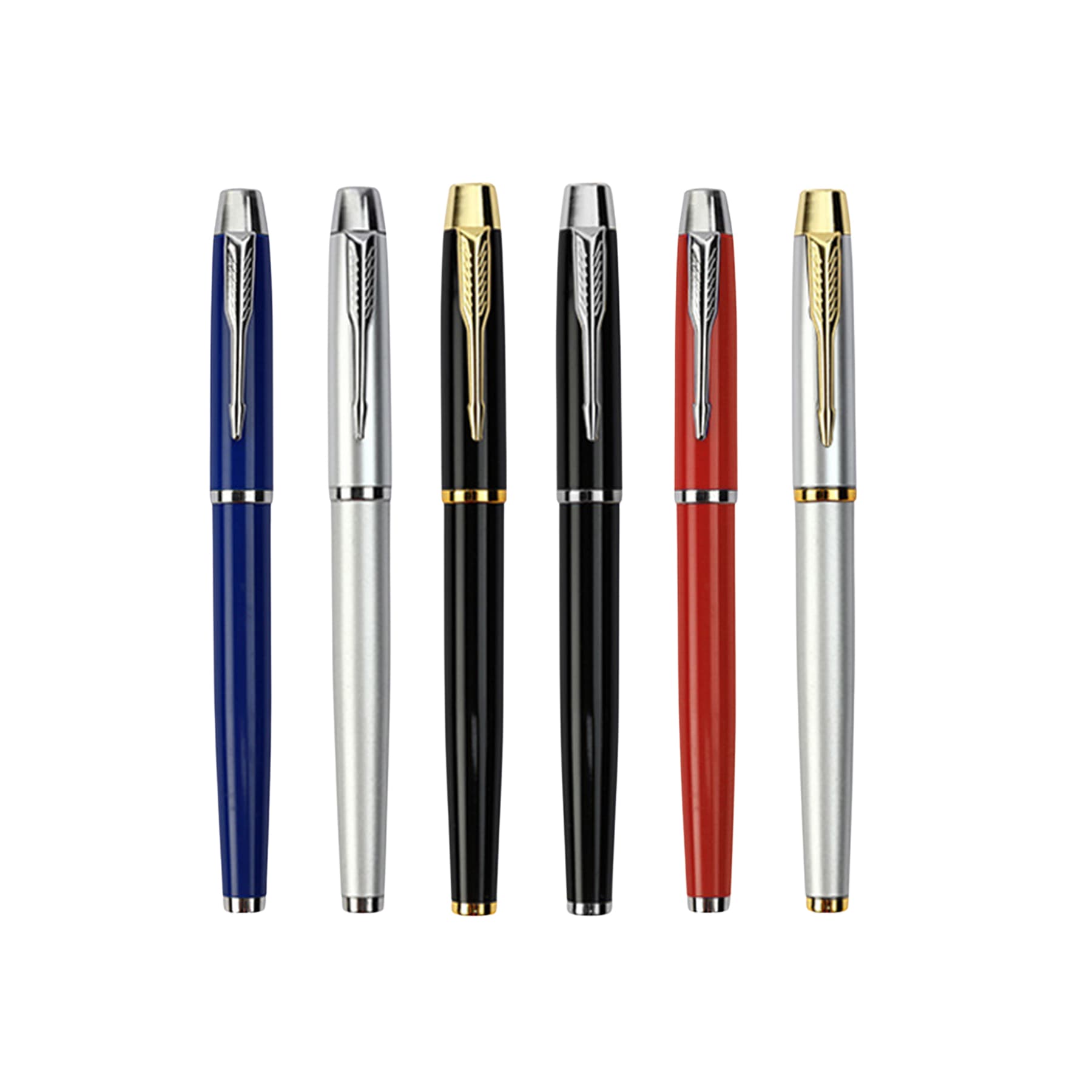 Custom engraved logo on metal pens for gifts