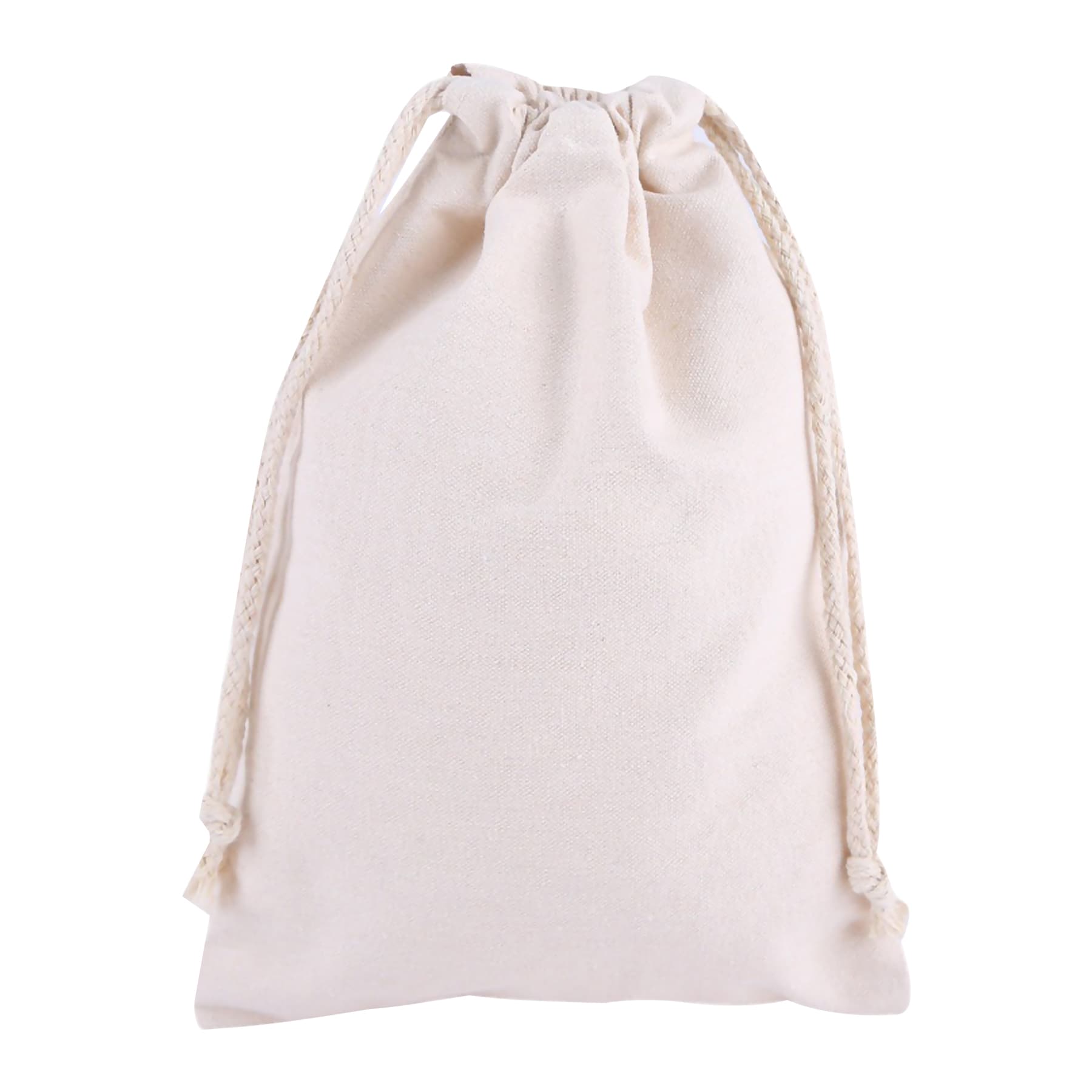 Cotton and Linen Drawstring Bag