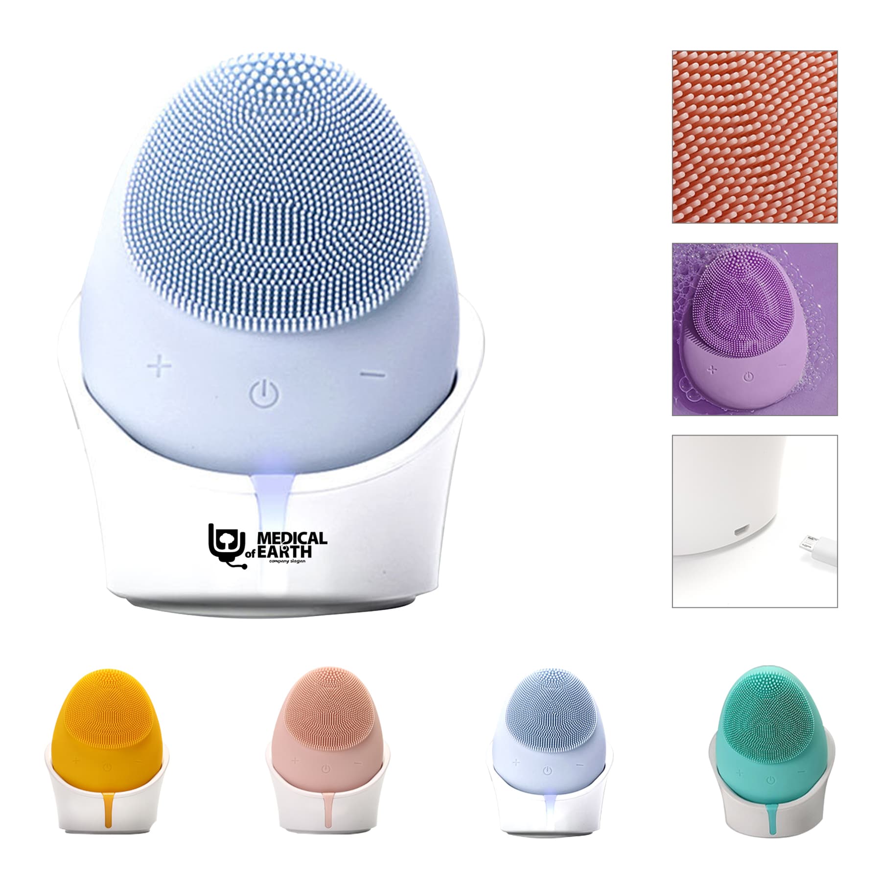 IPX6 Silicone Facial Cleansing Brush