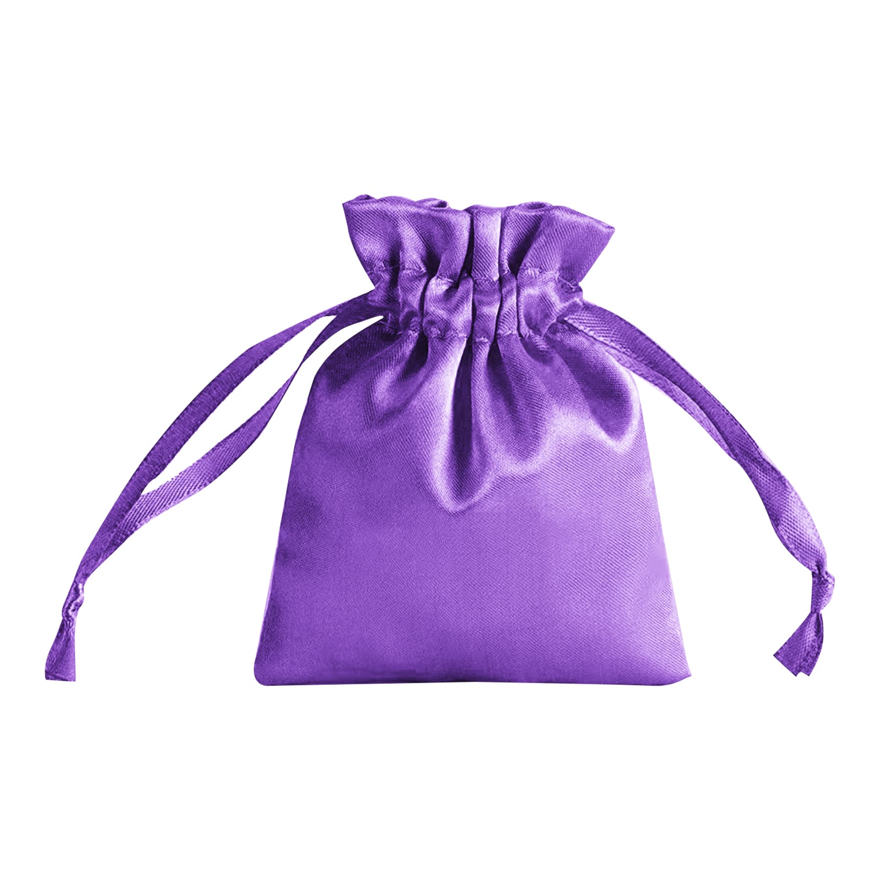 Custom Satin Drawstring Pouch Bag