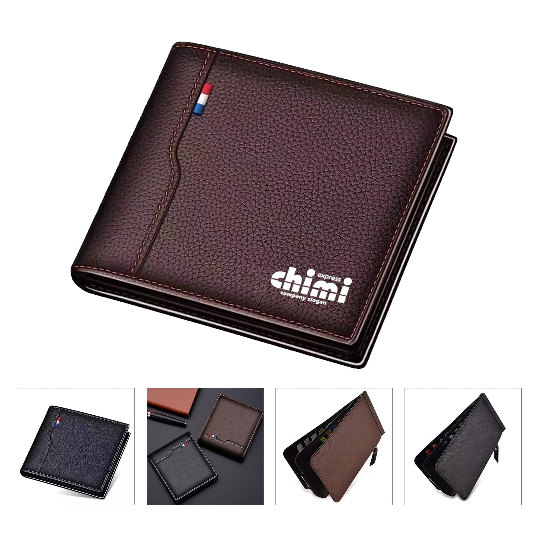 Long holder with multiple card slots