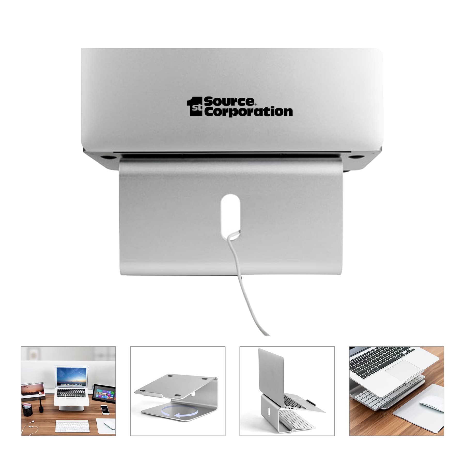 Laptop Stand with 360 Swivel Base