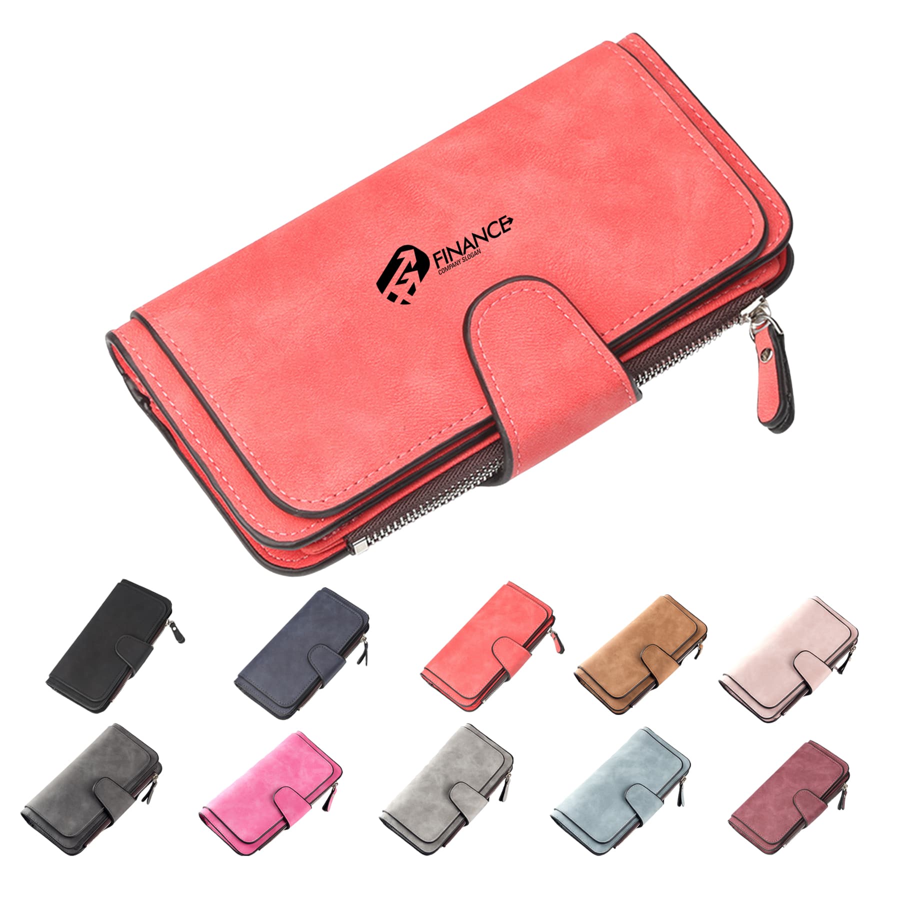 Women Leather Wallet Large