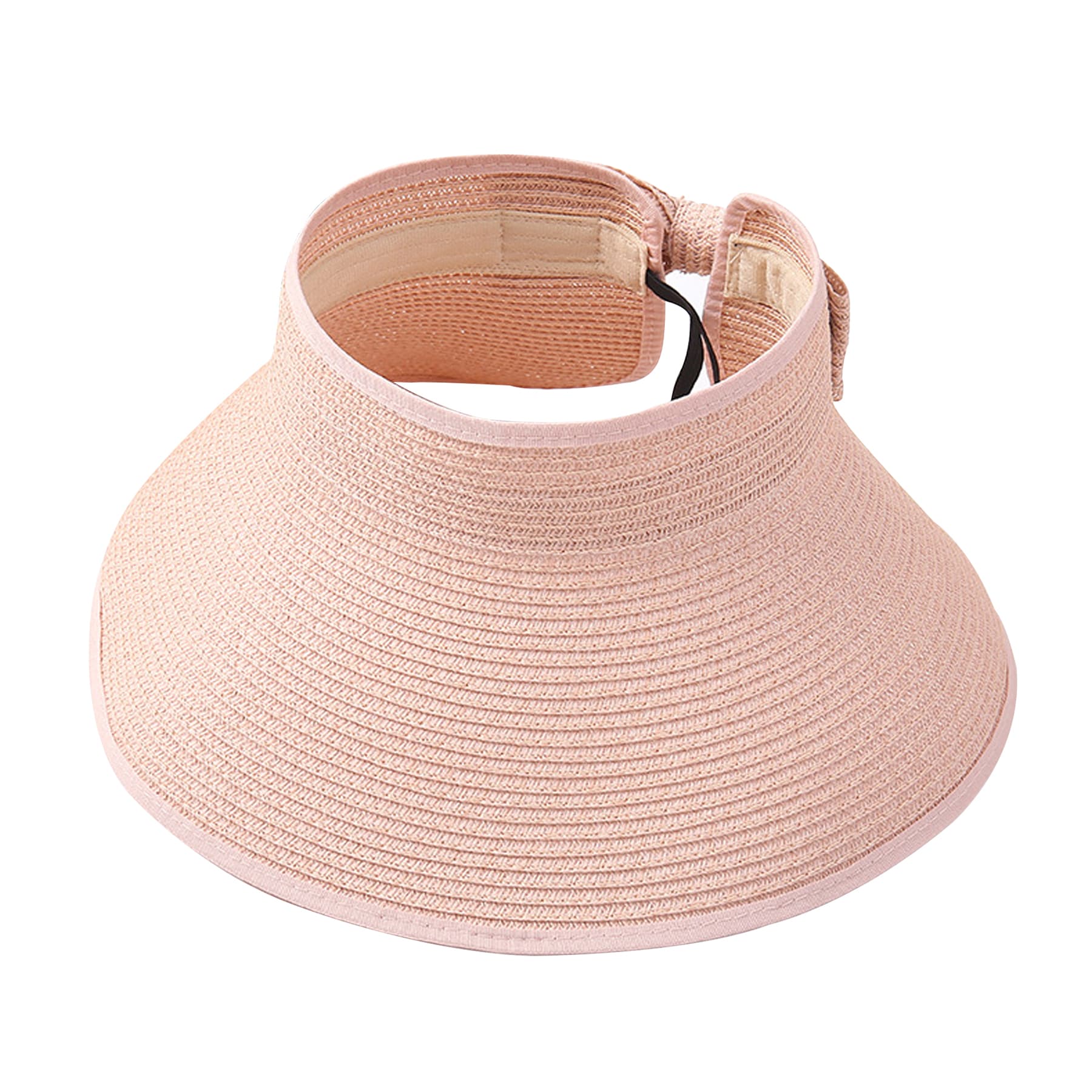Summer Woman Wide Brim Folding Straw Hat