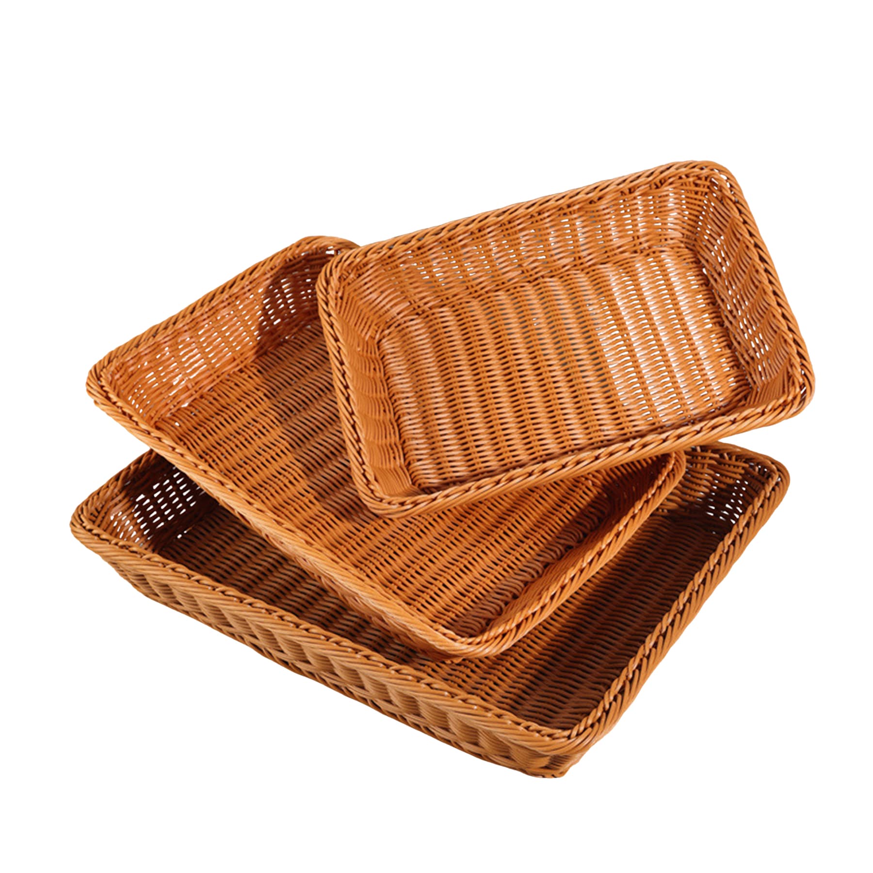 13.8" wicker fruit basket