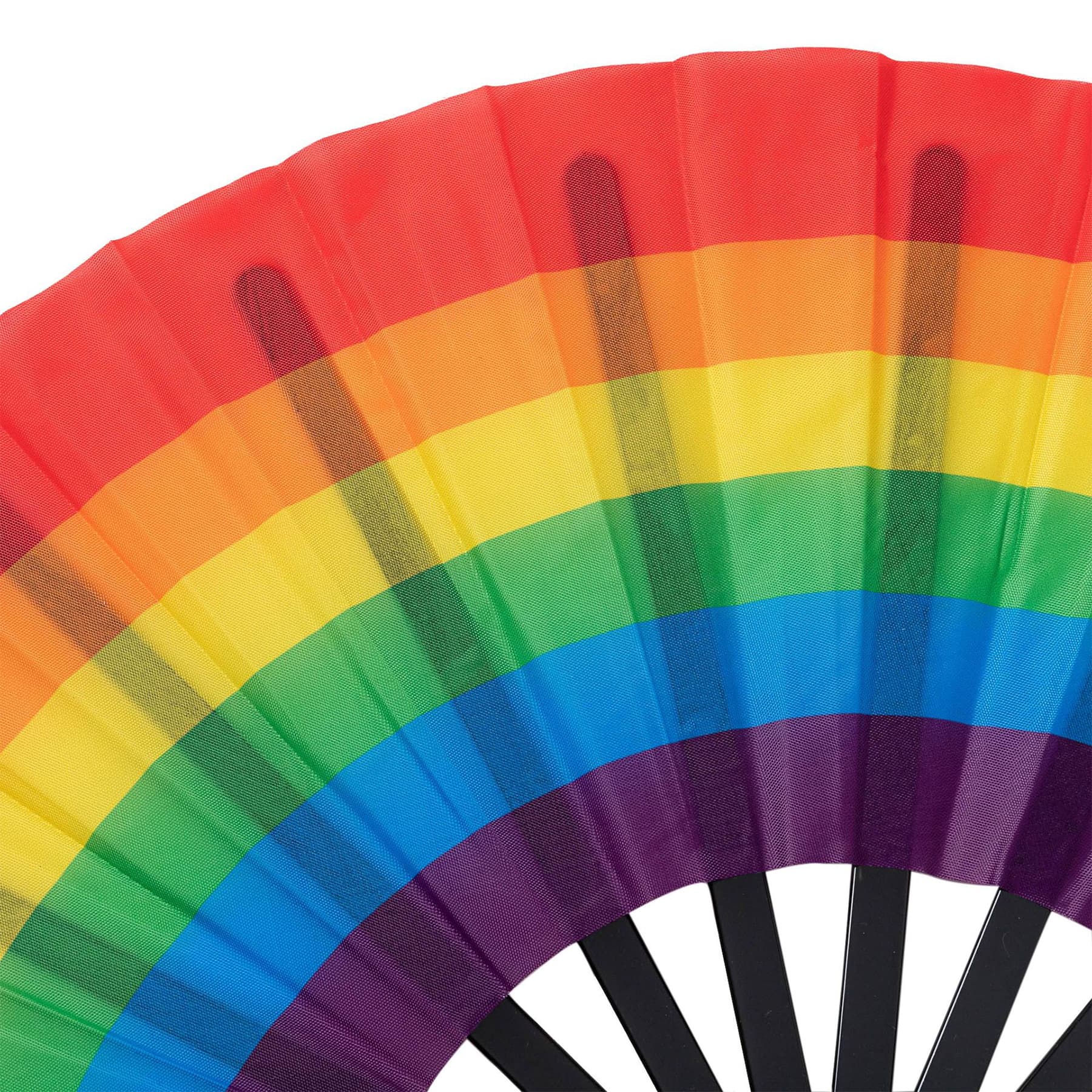 Rainbow Folding Fan