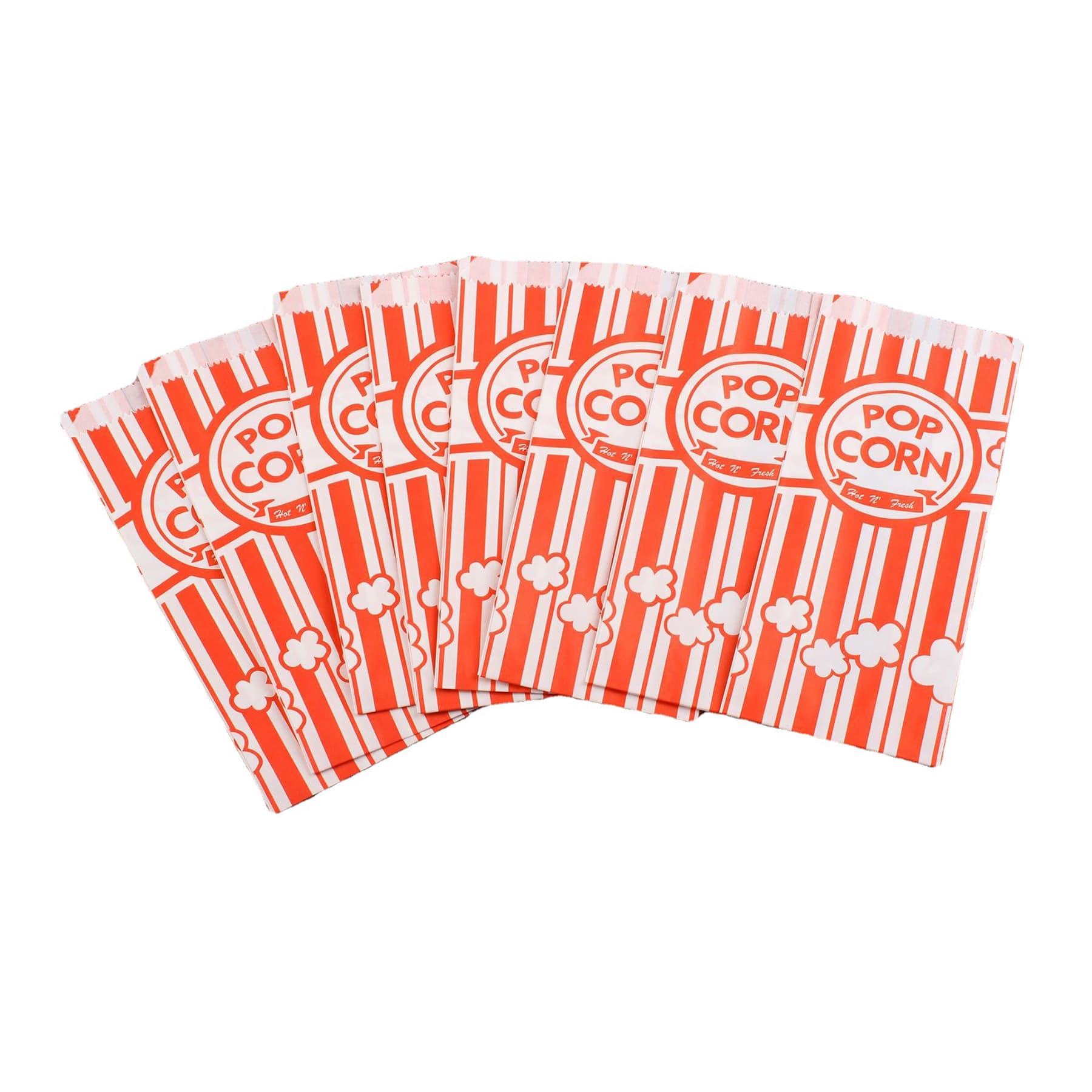 Flat Paper Bottom Popcorn Bags