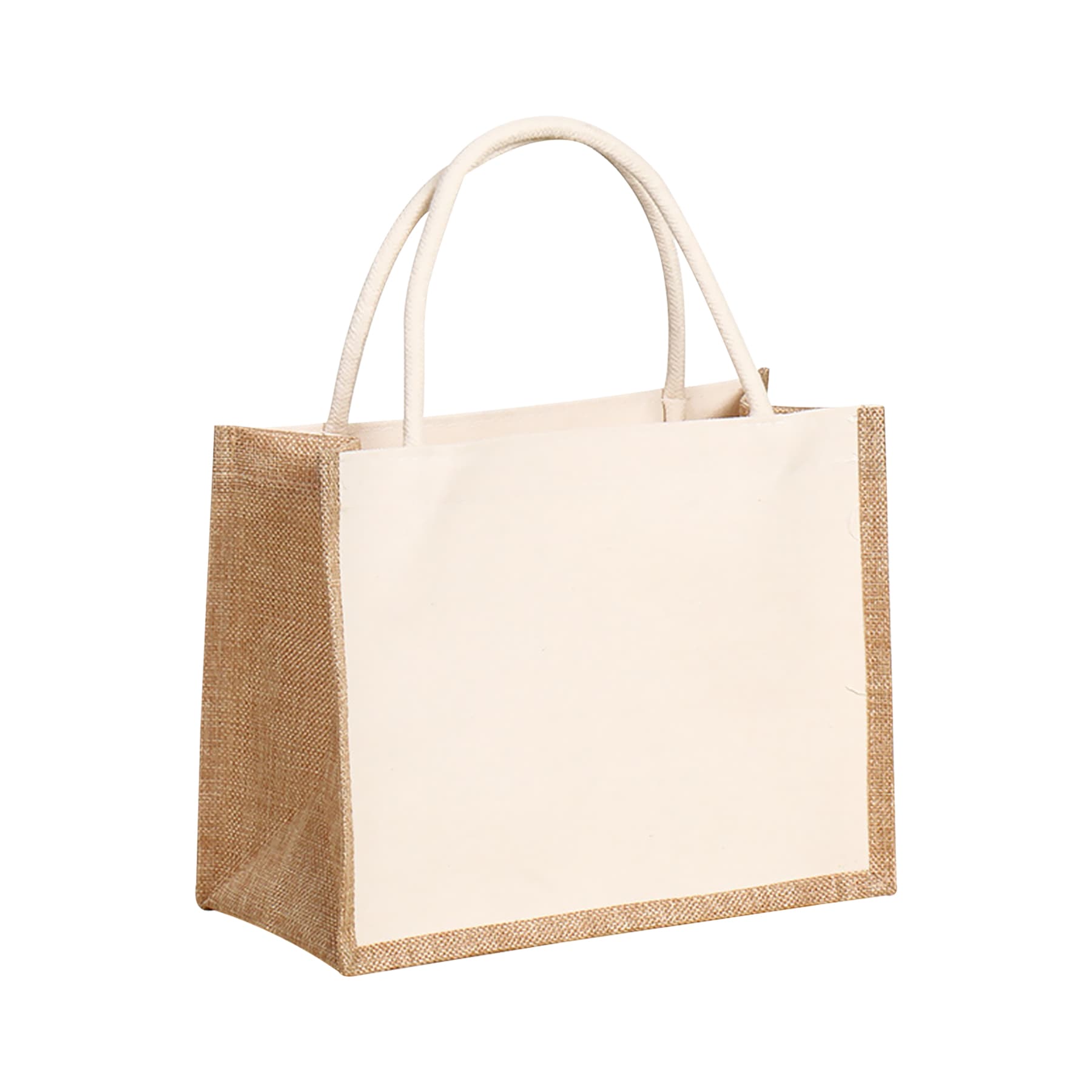 Burlap Canvas Tote