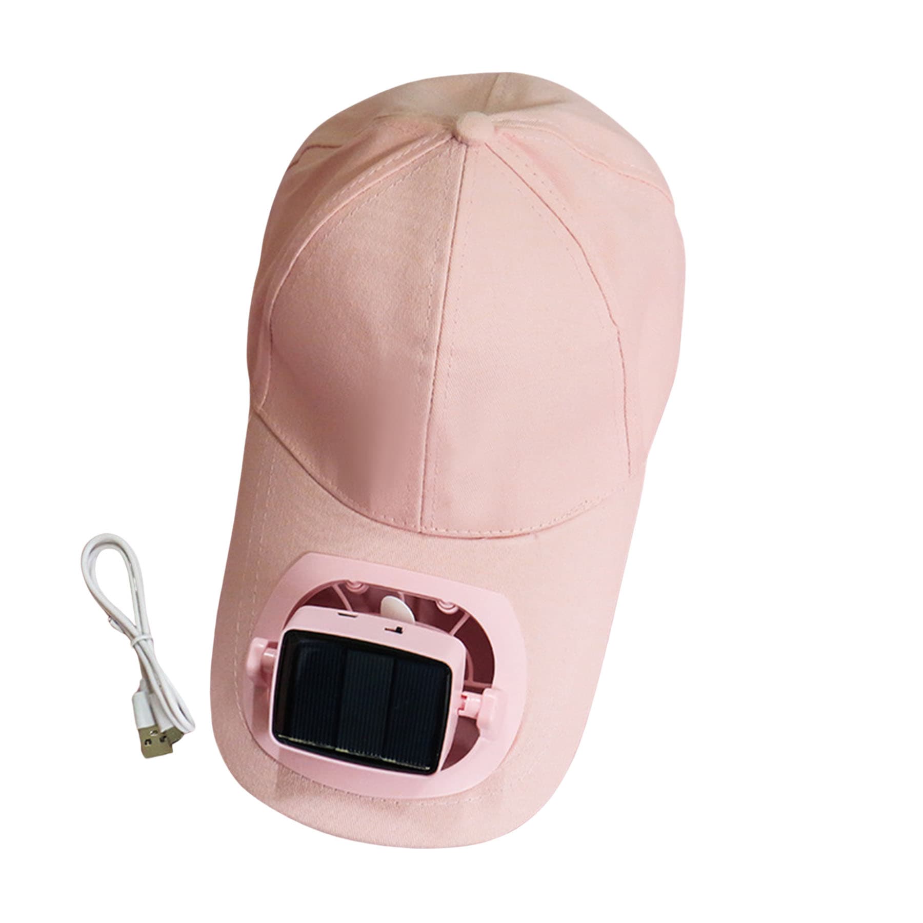 Solar Powered Fan Hat USB Portable Sunshade