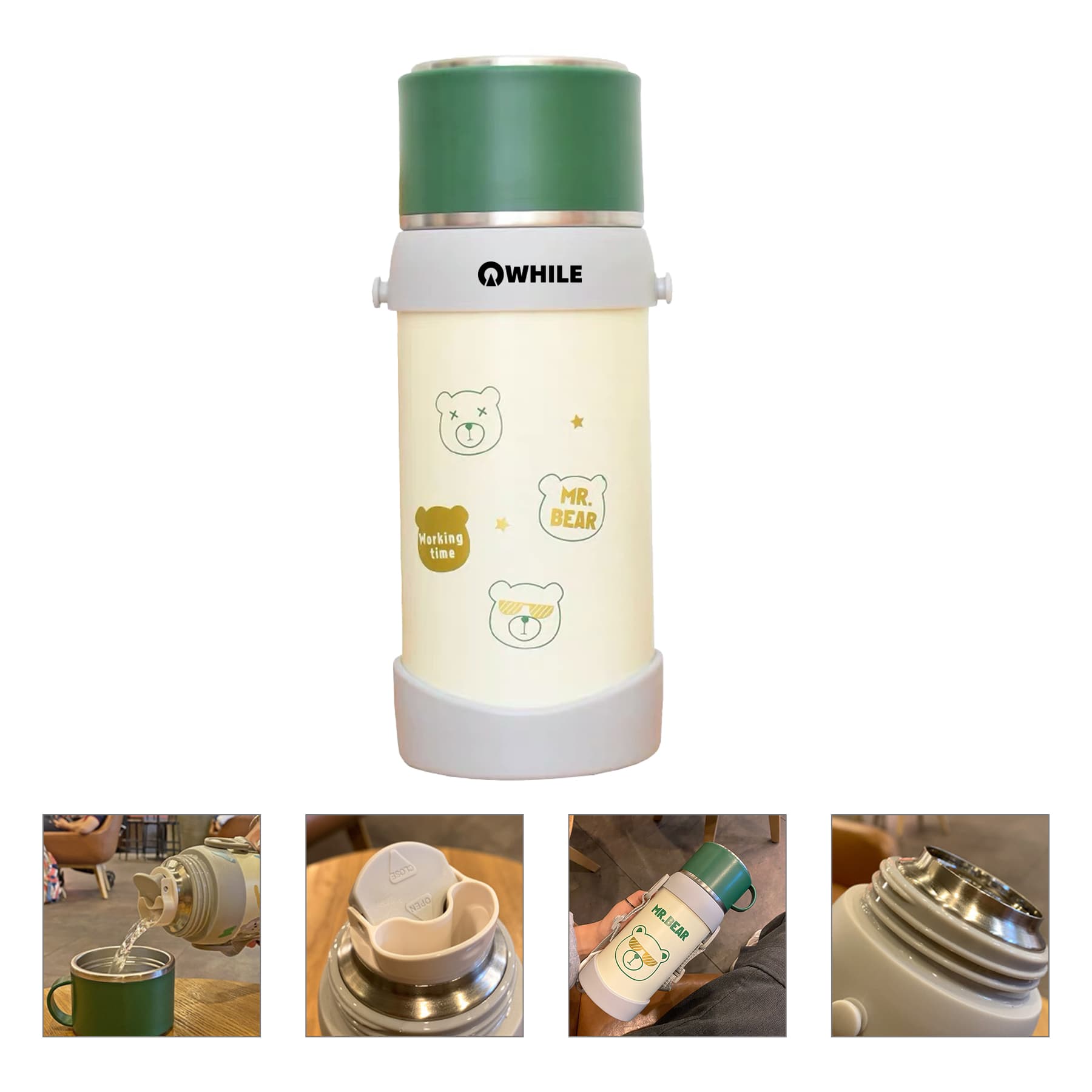 Vacuum Flask with Cartoon Printing for Kids