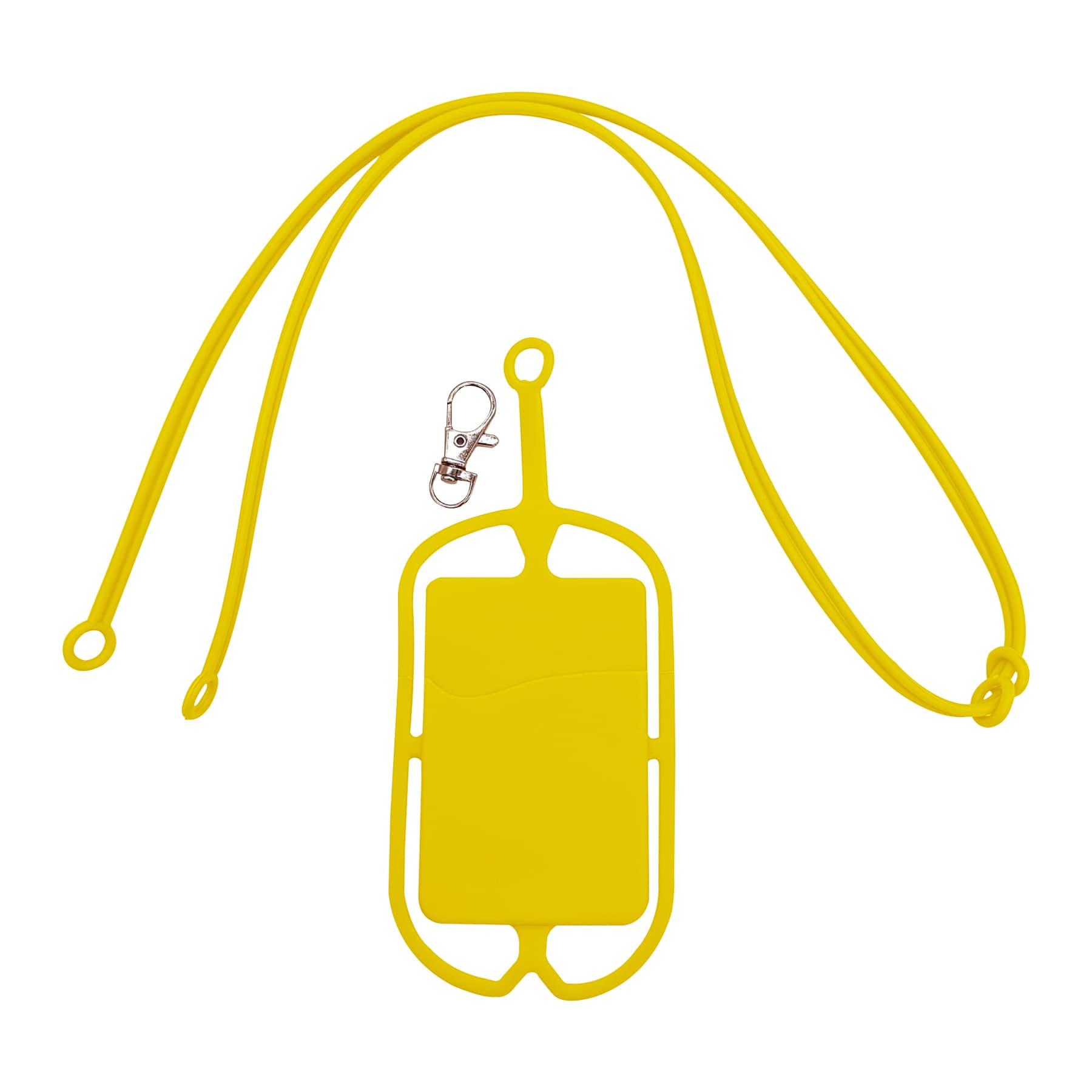 Silicone Lanyard With Phone Holder