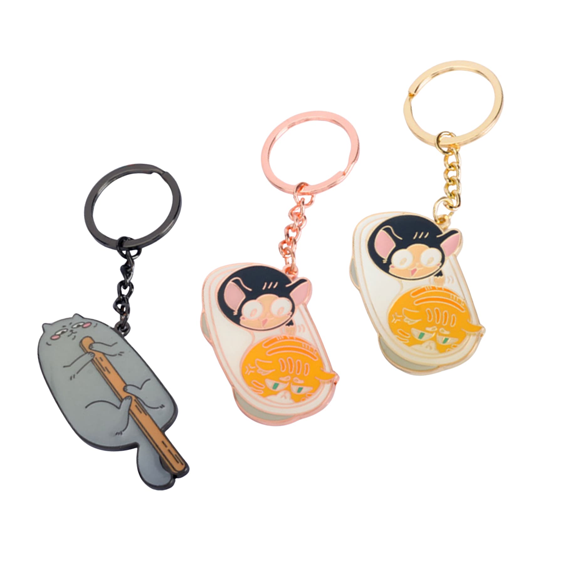 Customized zinc alloy keychains