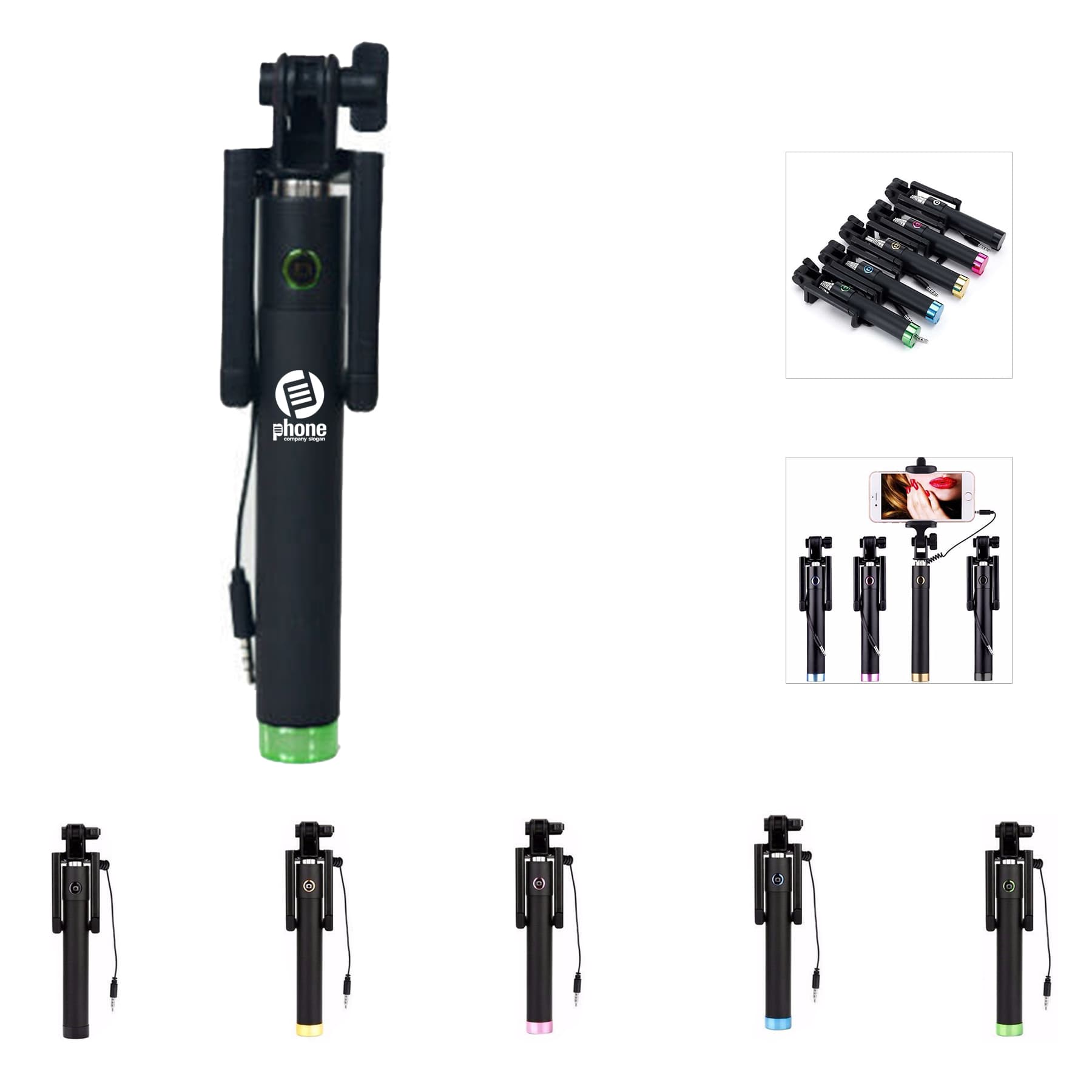 Wire-Controlled Selfie Stick