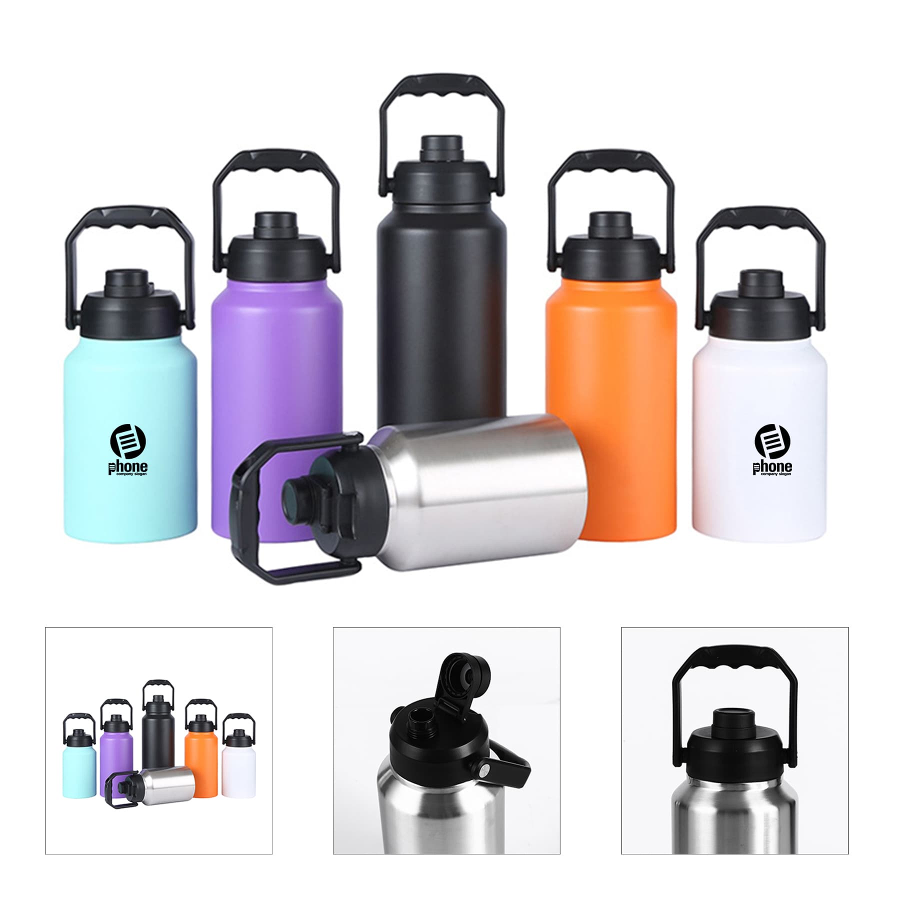 Insulated Water Jug Stainless Steel Vacuum Bottle