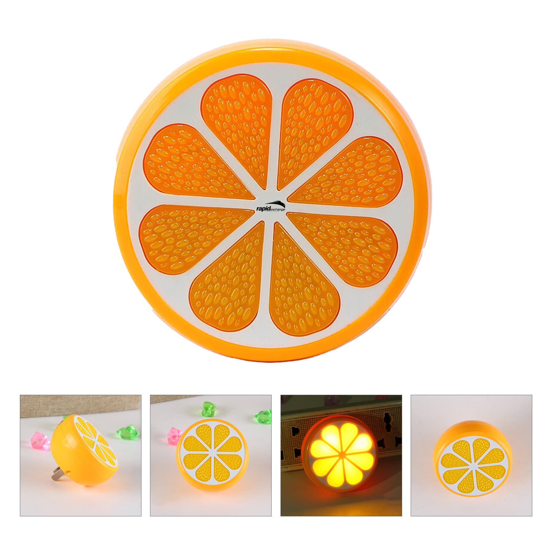 Night Light;Cute Orange Shape LED Light