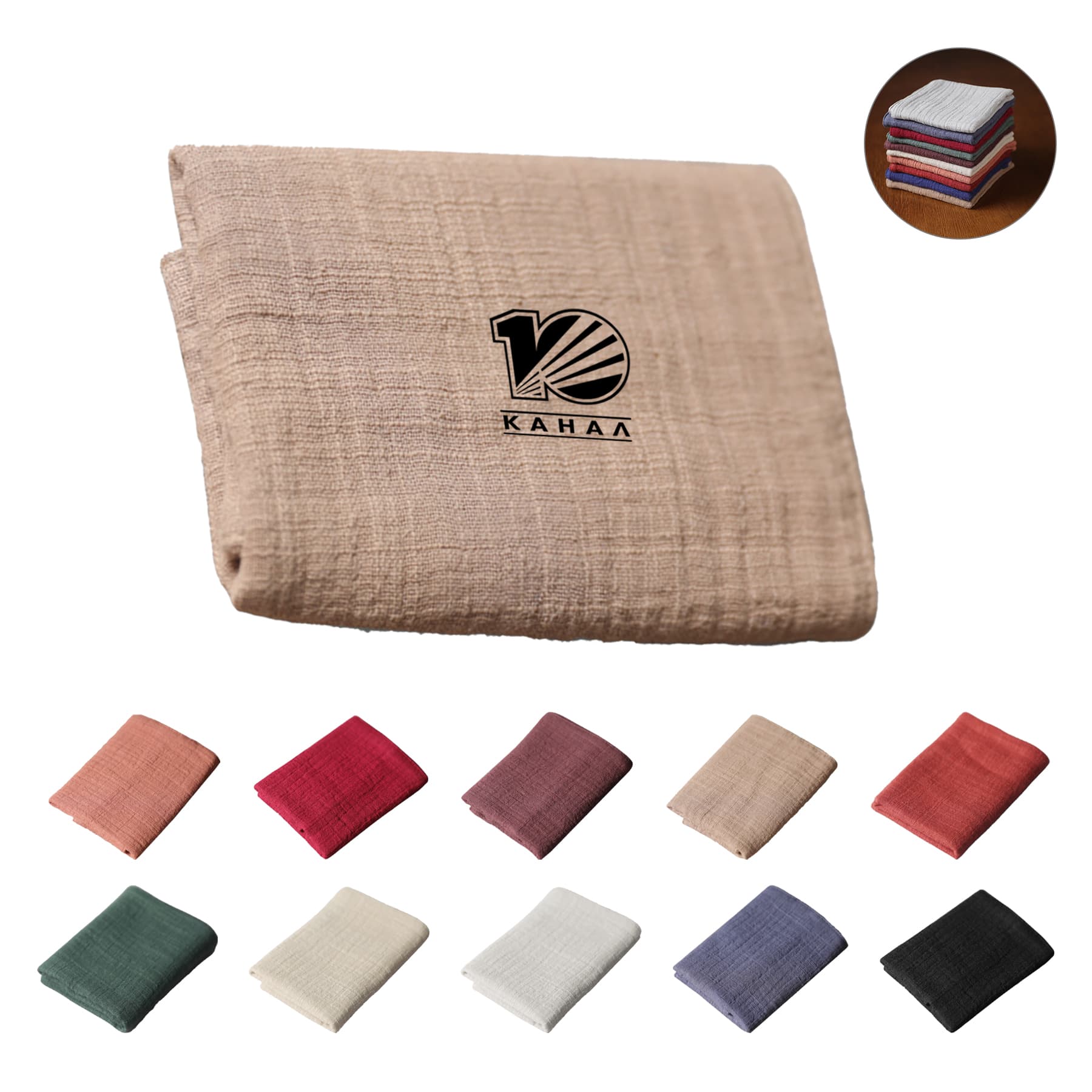 Cotton and linen Tea Towel