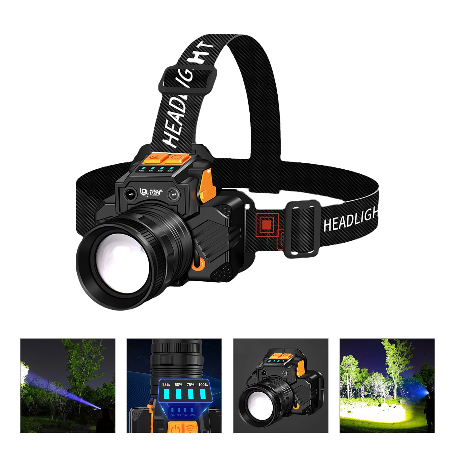 High Power Wave Sensor Headlight