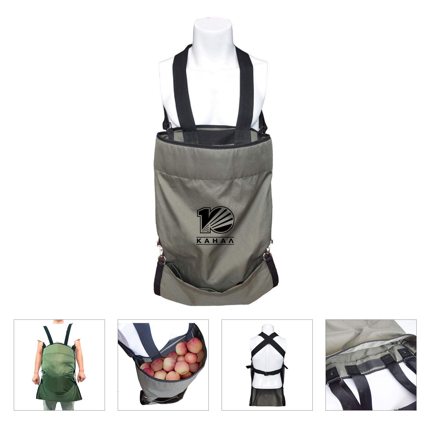 Apple Picking Bag Waterproof 600D Fruit Storage Apron Pouch