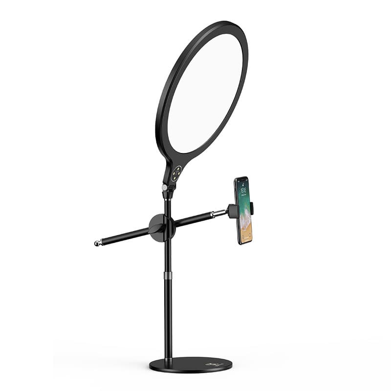 LED Video Key Light With Extendable Desktop Stand